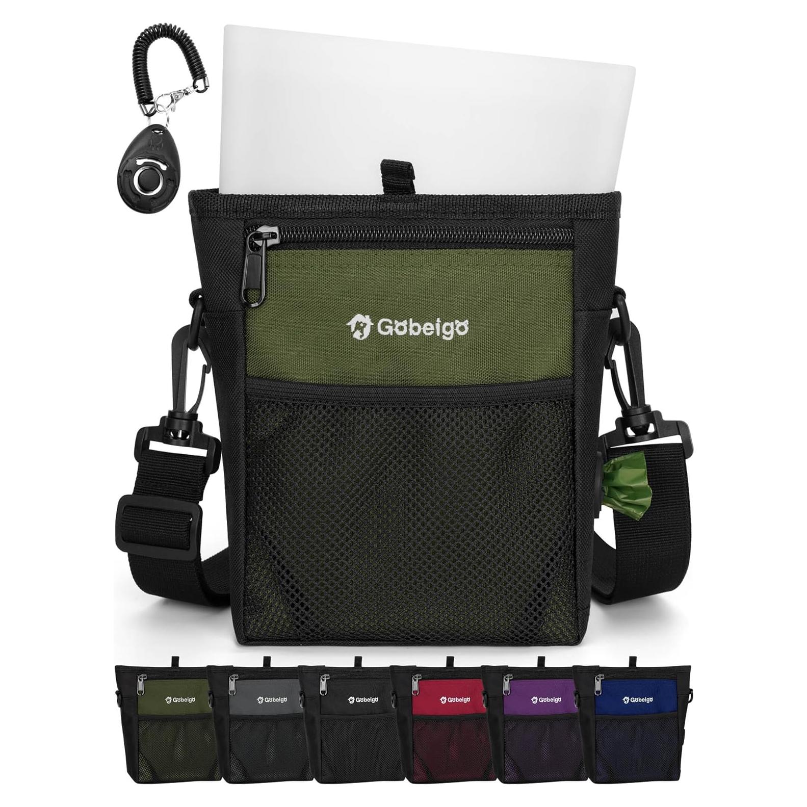 Bolsa de golosinas para perros Gobeigo con silicona 4 tazas