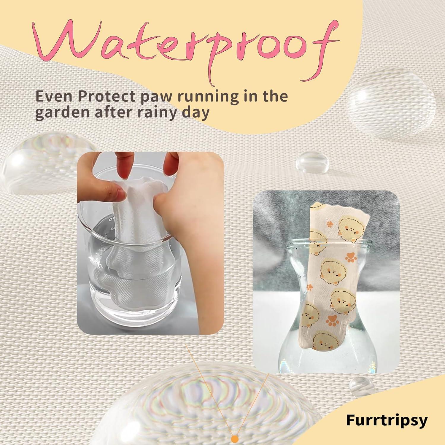 Botas Desechables Impermeables Furrtripsy para Perros y Gatos - 32 Piezas