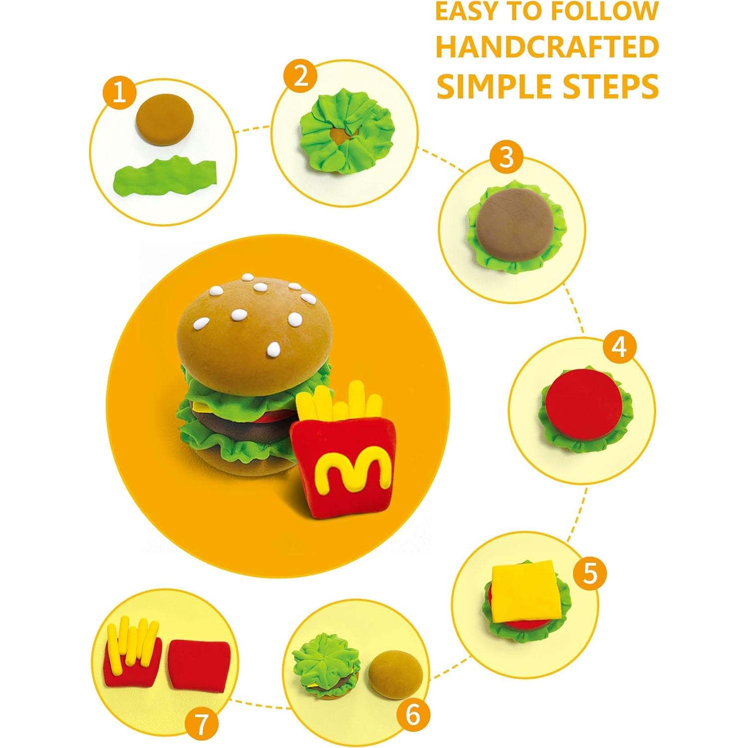 Kit de Arcilla Secada al Aire Sago Brothers 24 Colores