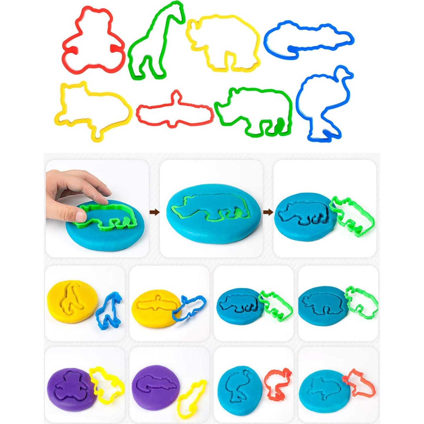 Juego de Herramientas de Plastilina Pecopcock 63 Piezas