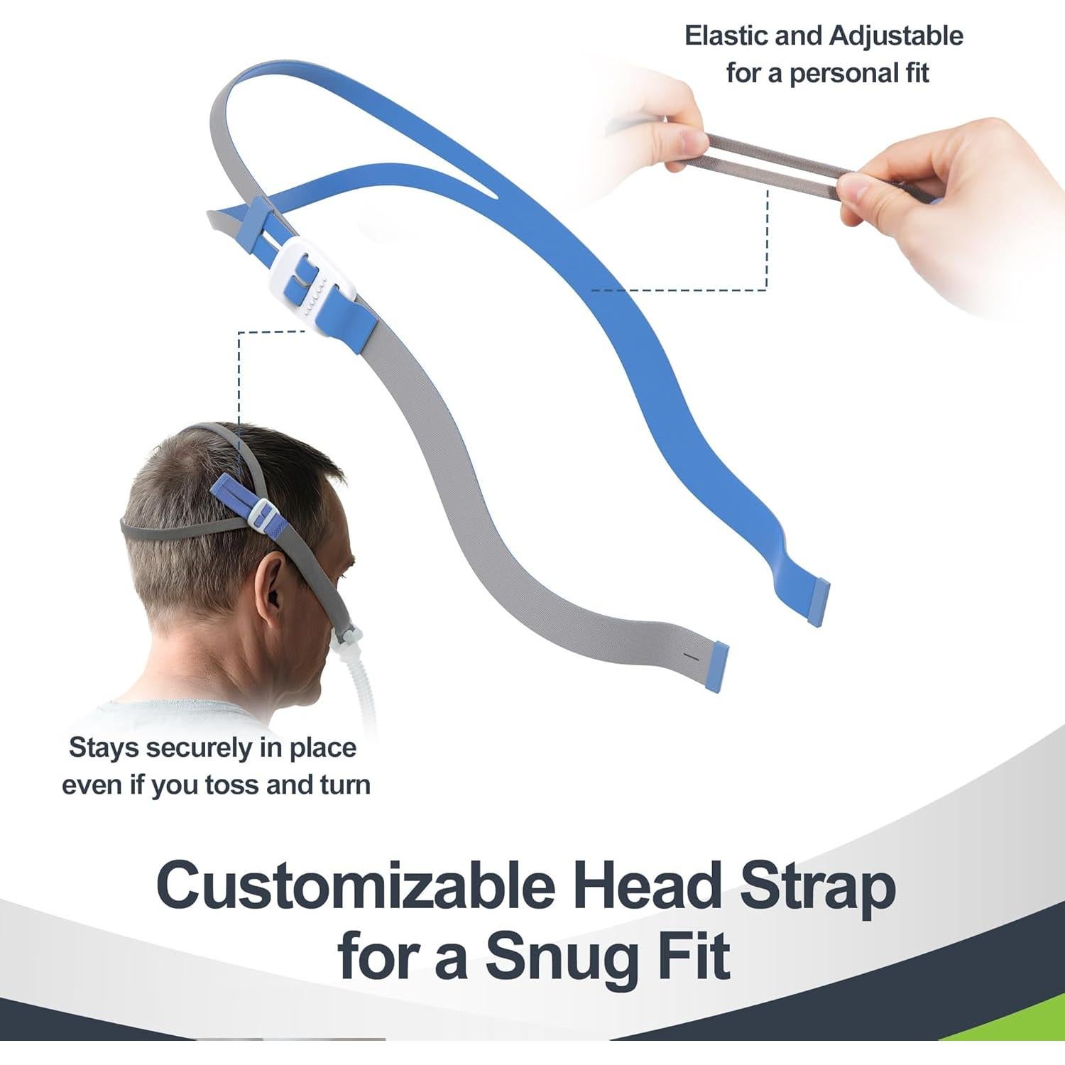 Almohada Nasal Pequeña MEDICOLOR P10 con Arnés Ajustable