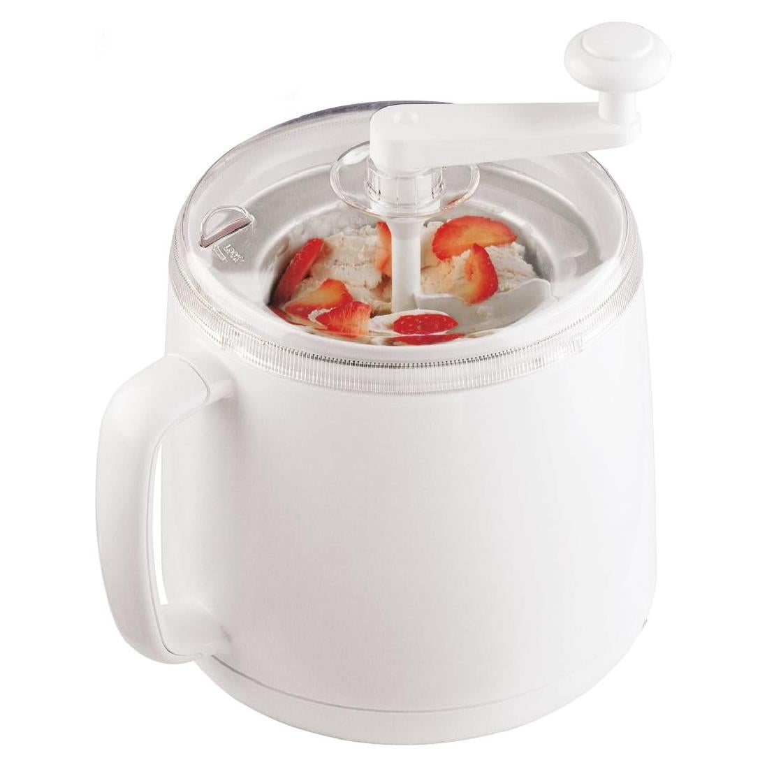 Fabricante de Helados Manual Cuisipro 1L Blanco Sin Sal