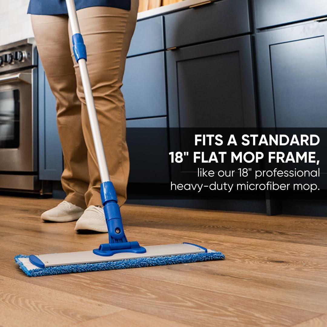 Almohadillas de Mopa Húmeda Microfibra Mayorista 18" - 2 Paquete