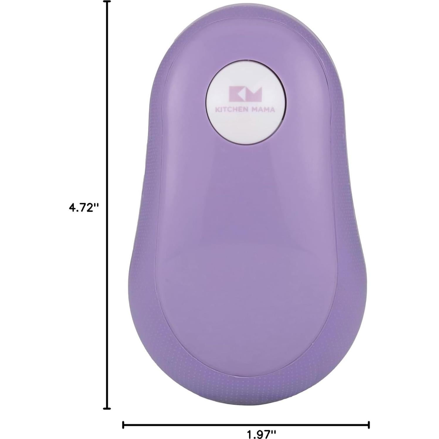 Abrelatas Eléctrico Kitchen Mama One Touch - Automático, Púrpura
