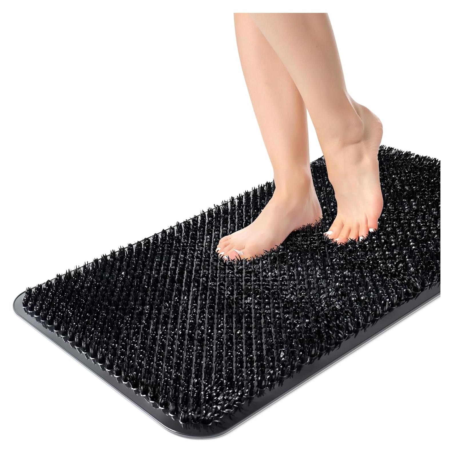 Alfombrilla de Ducha Exfoliante Yolife Antideslizante 65x34cm