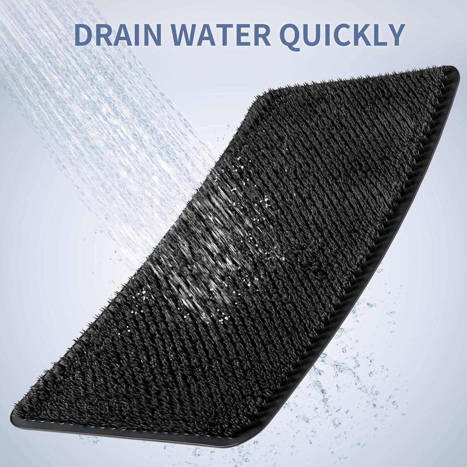 Alfombrilla de Ducha Exfoliante Yolife Antideslizante 65x34cm