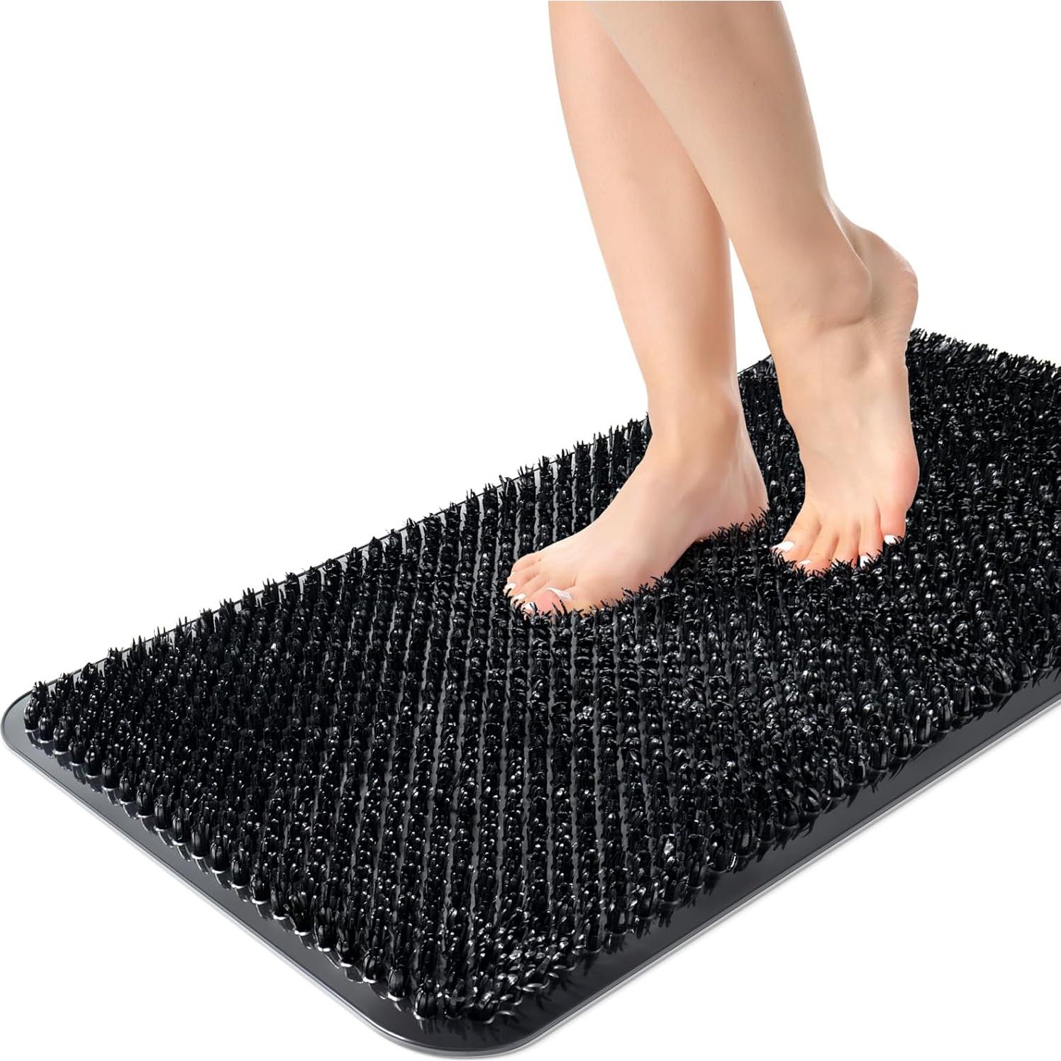 Alfombrilla de Ducha Exfoliante Yolife Antideslizante 65x34cm