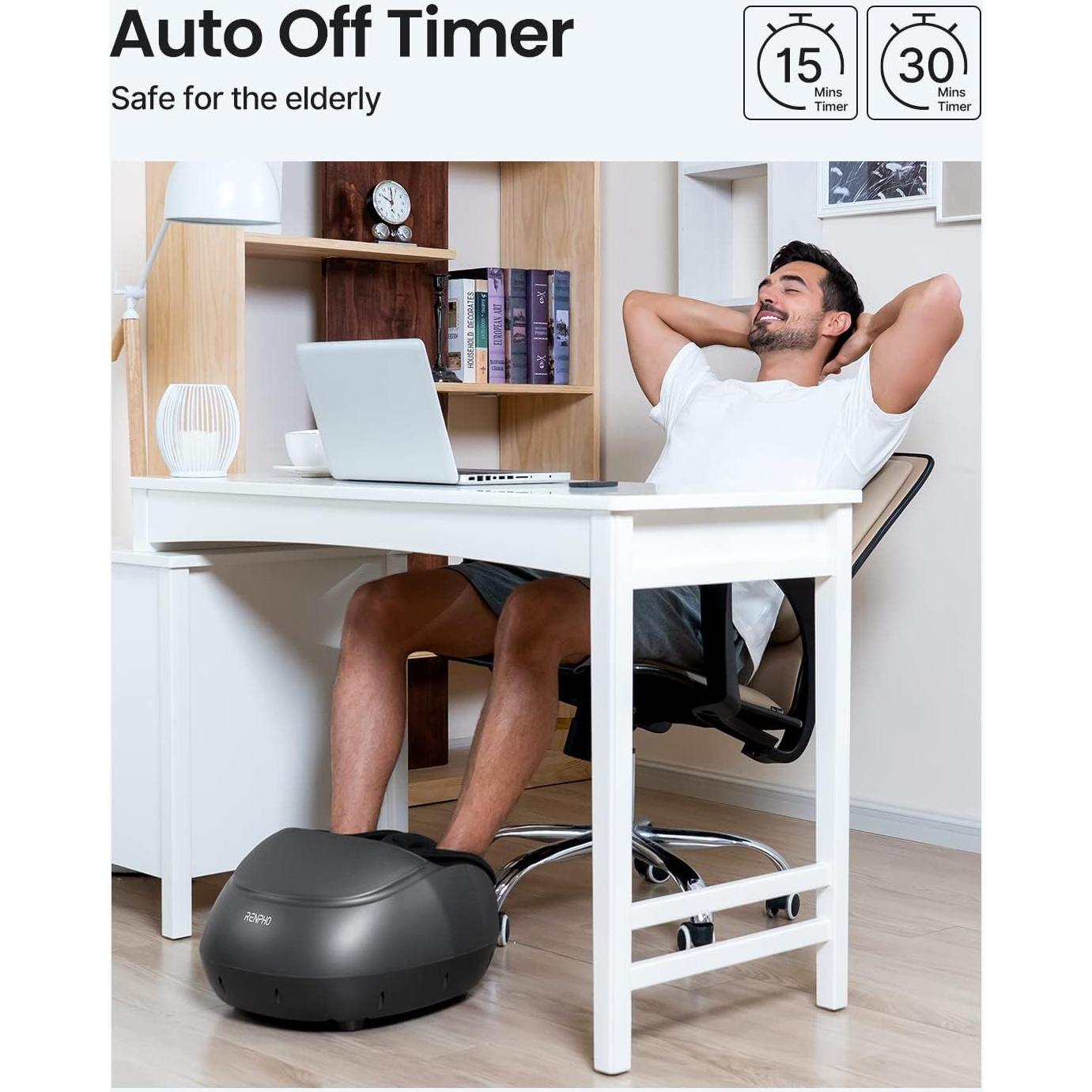 Masajeador de Pies Shiatsu RENPHO 2025 Mejorado con Calor