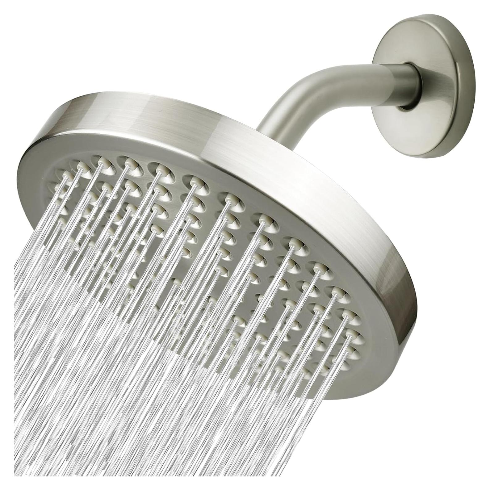 Cabezal de Ducha de Lluvia Nuodan 15.24 cm con Brazo de 15.24 cm