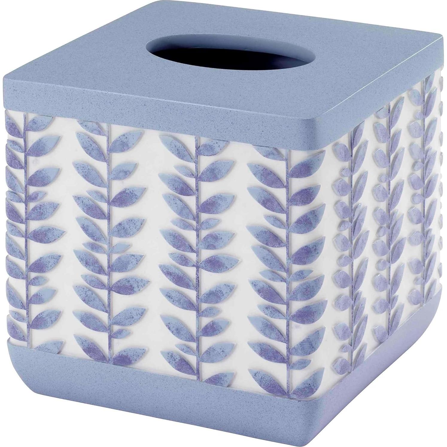 Funda para Caja de Tejidos Avanti Linens Azul 14.2x14.2 cm