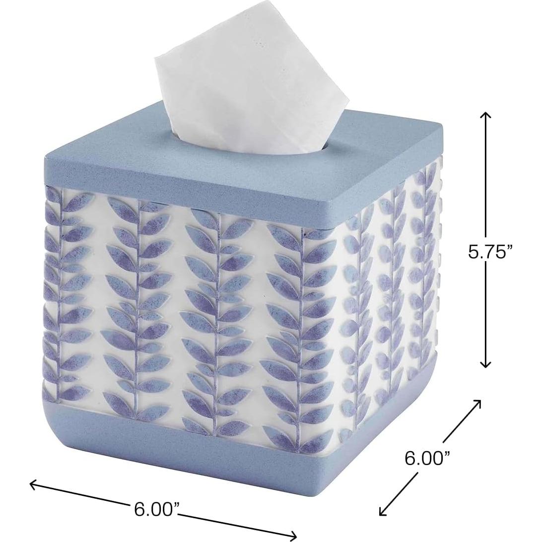 Funda para Caja de Tejidos Avanti Linens Azul 14.2x14.2 cm