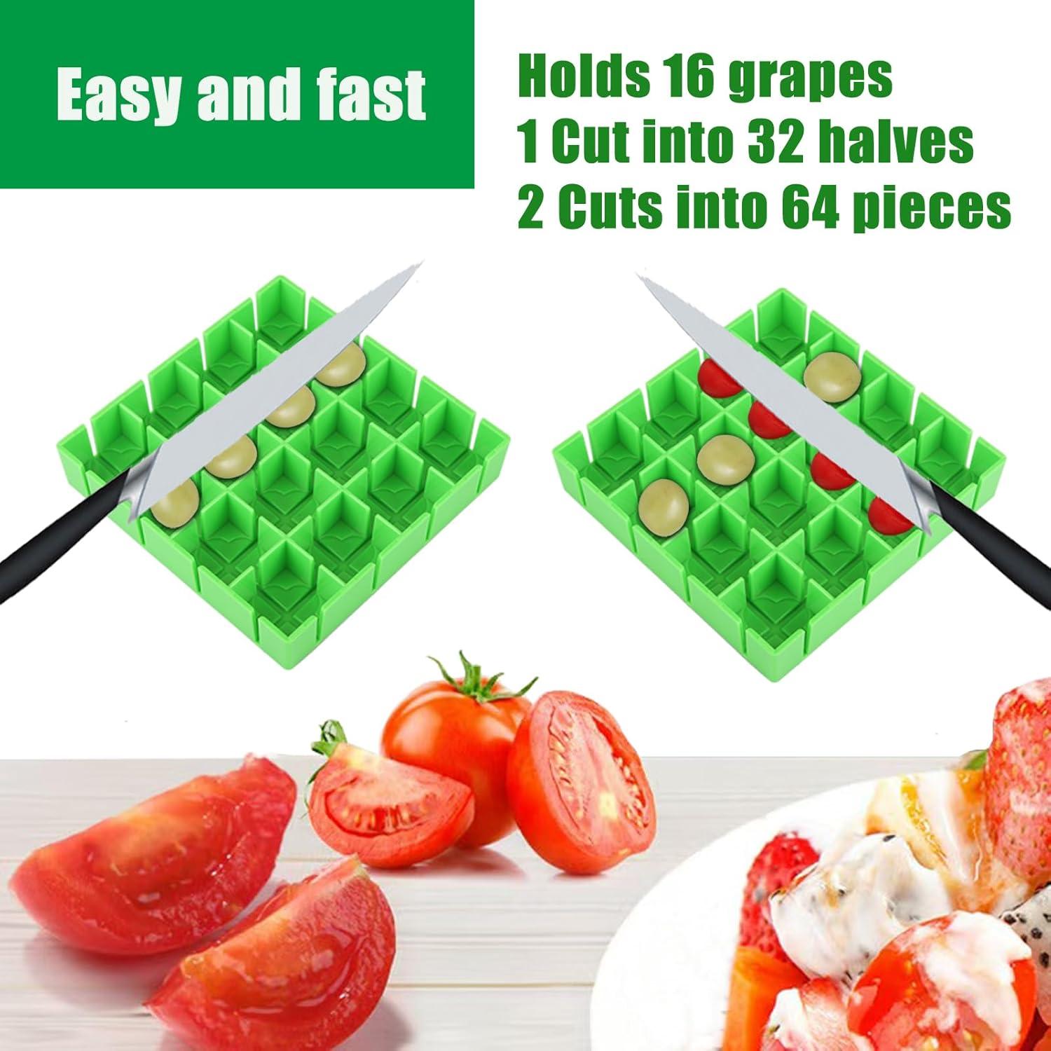Cortador de Uvas y Tomates Cherry BOSGAS Verde 16 Piezas/Segundo