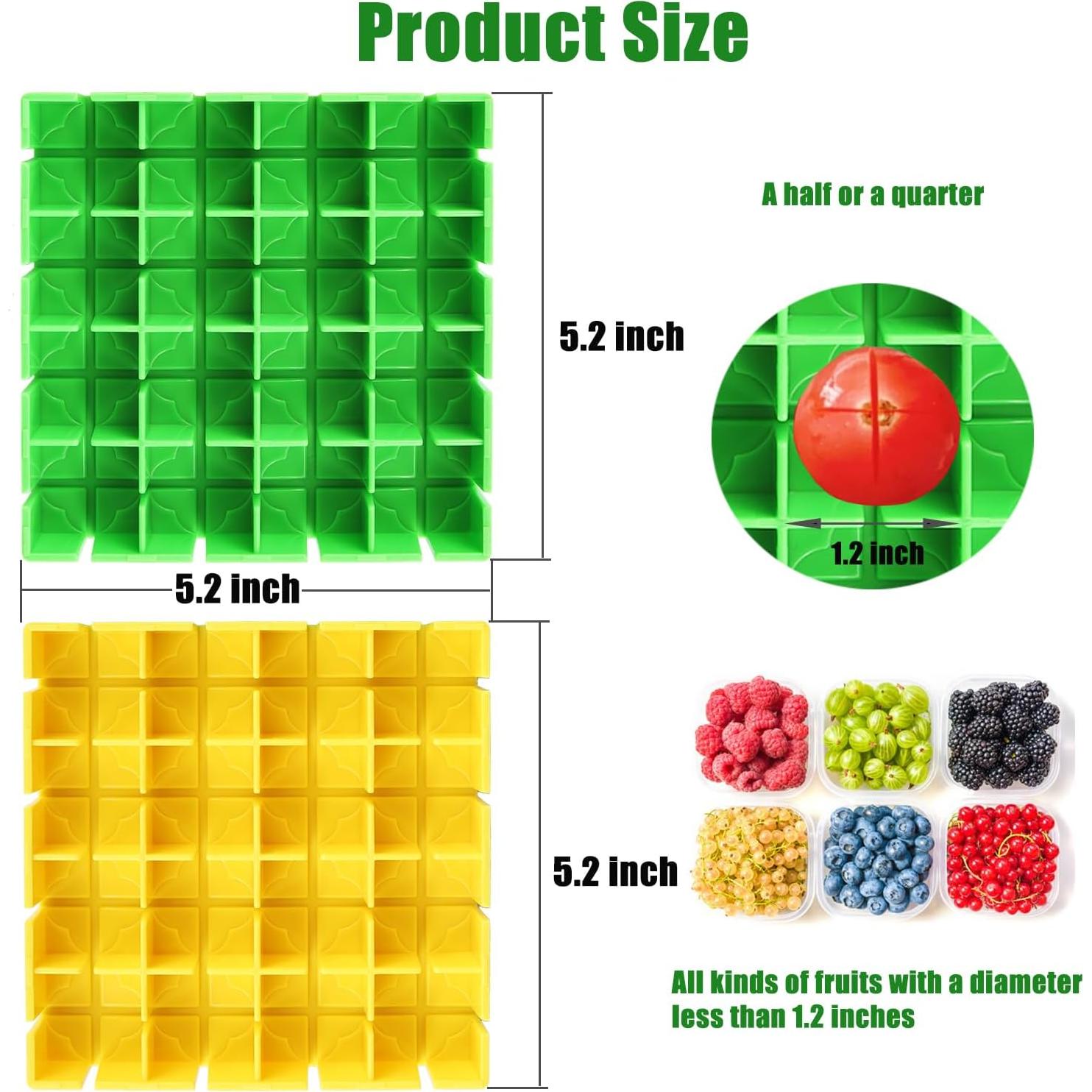 Cortador de Uvas y Tomates Cherry BOSGAS Verde 16 Piezas/Segundo