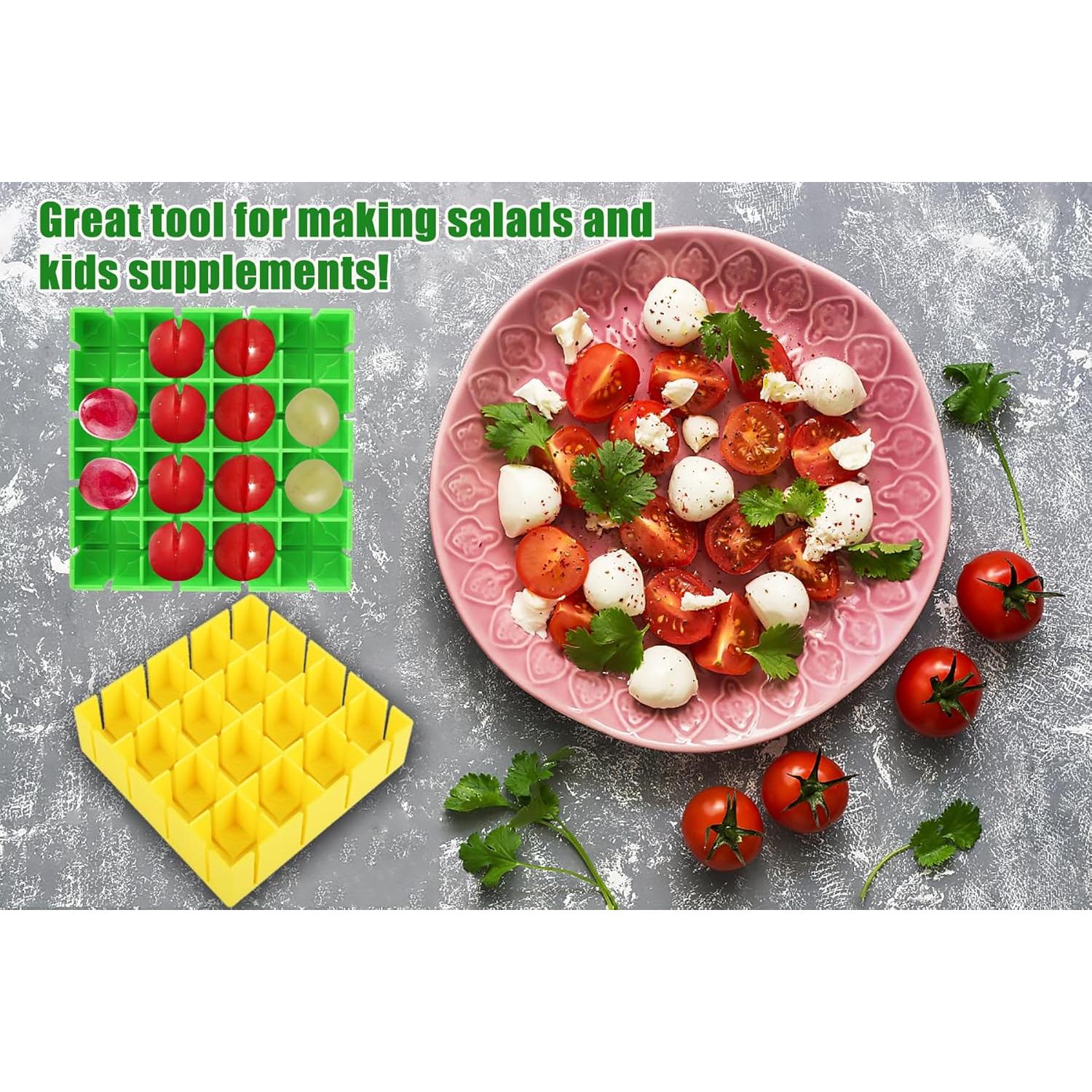 Cortador de Uvas y Tomates Cherry BOSGAS Verde 16 Piezas/Segundo