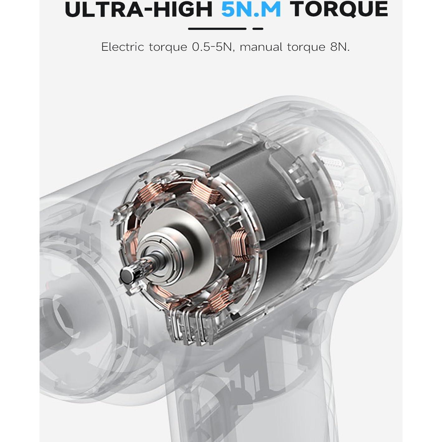 Destornillador Eléctrico Creality 33 en 1 Inalámbrico LED