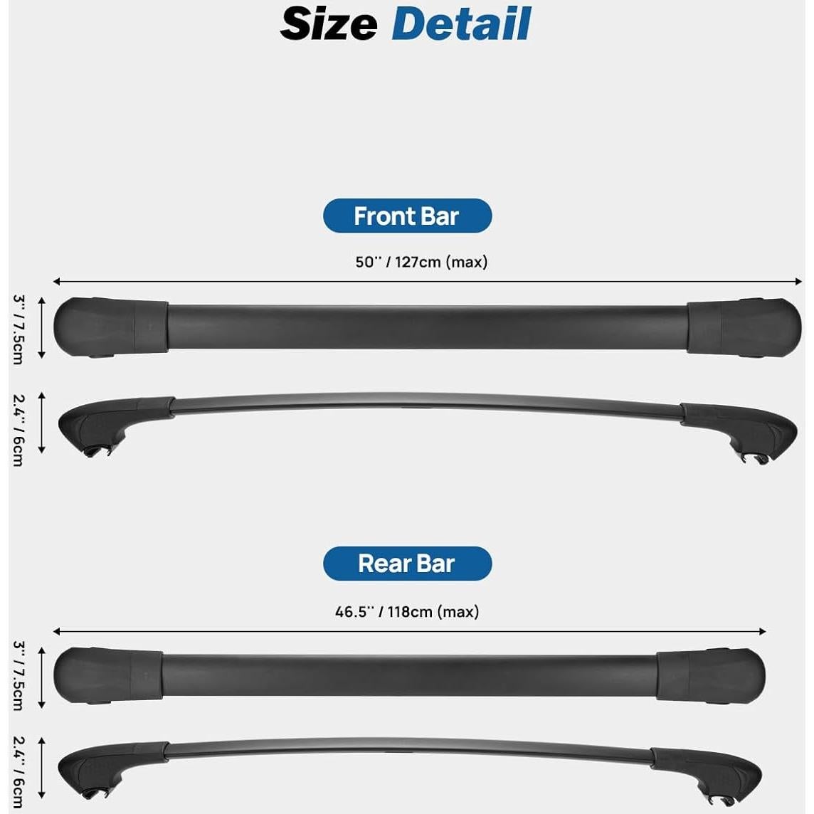 Barras Transversales JOYTUTUS para Hyundai Tucson 2022-2025 100 kg