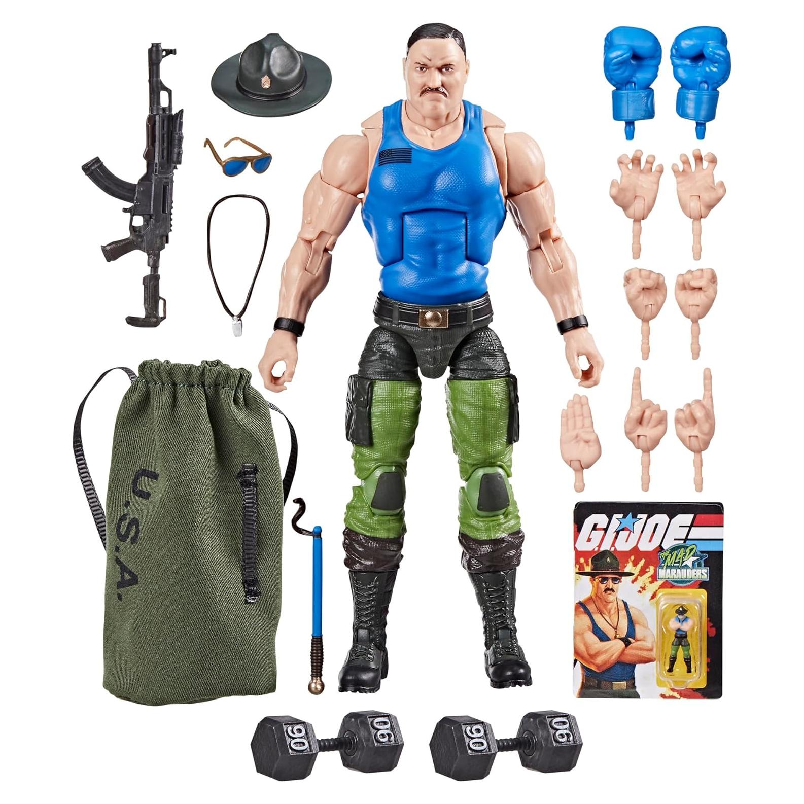 Figura de Acción G.I. Joe Mad Marauders SGT Slaughter 15 cm