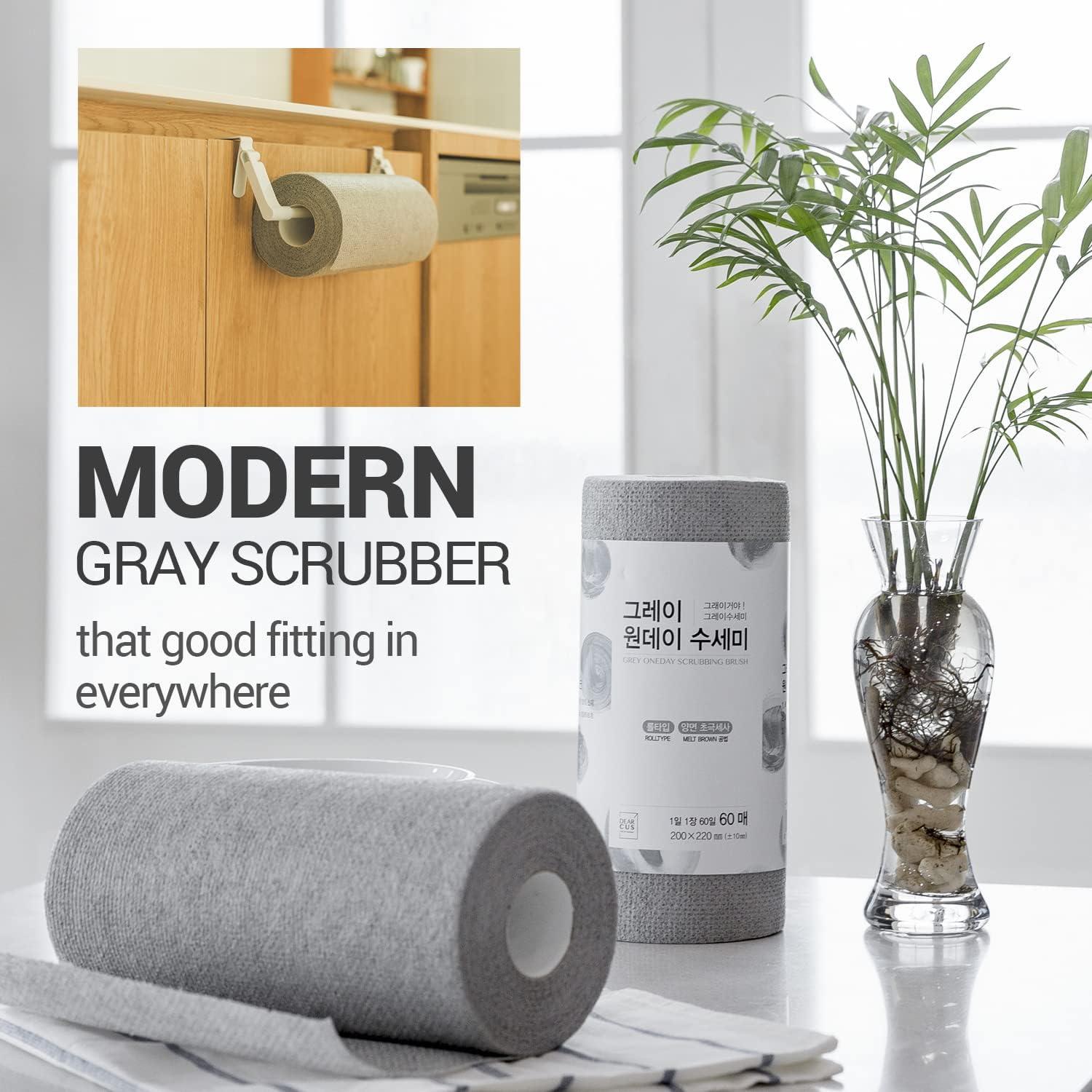 Estropajos de Un Día DearCus - Paquete de 60 Hojas Sin Olor