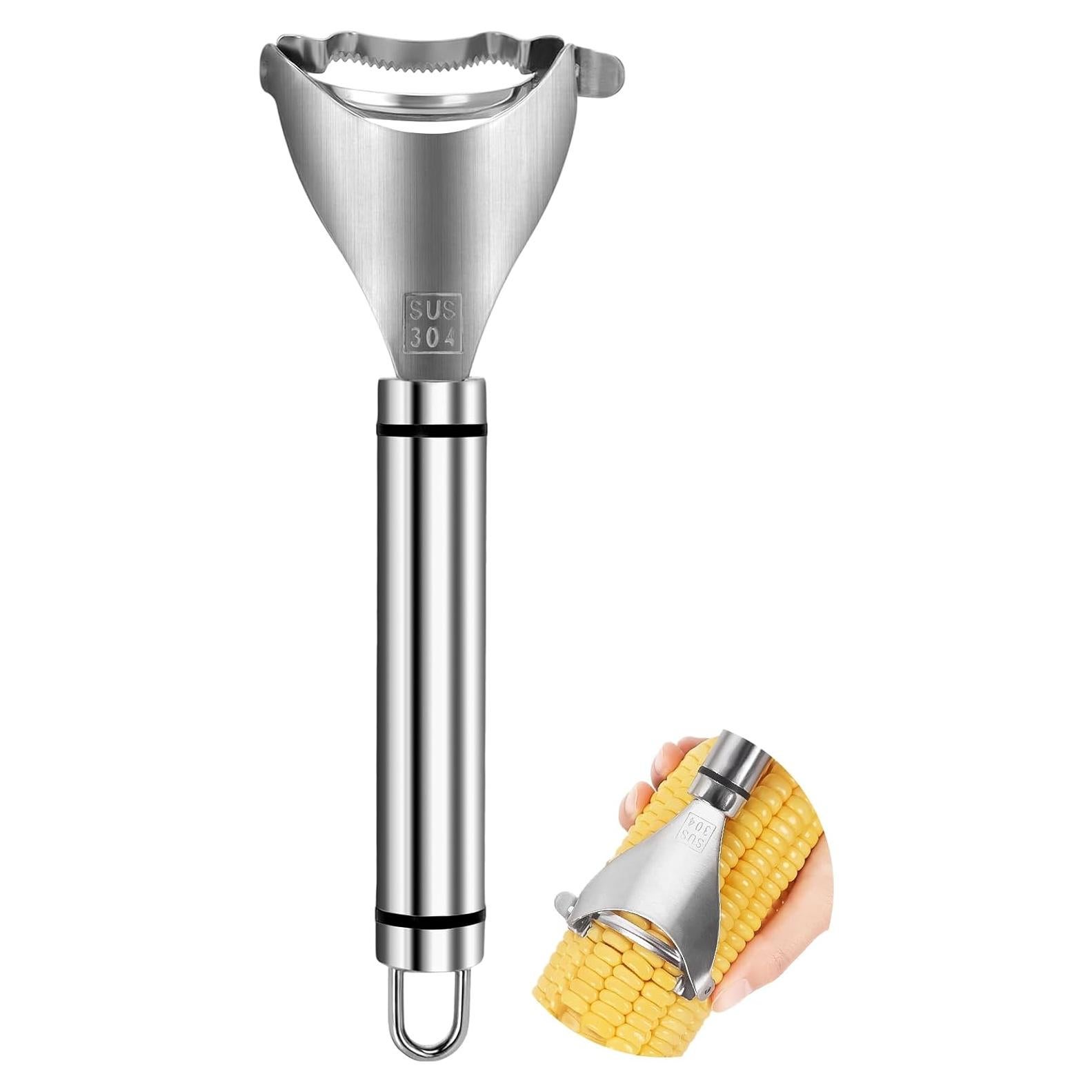 Pelador de Maíz AUGHOA de Acero Inoxidable 304 - Gadget de Cocina