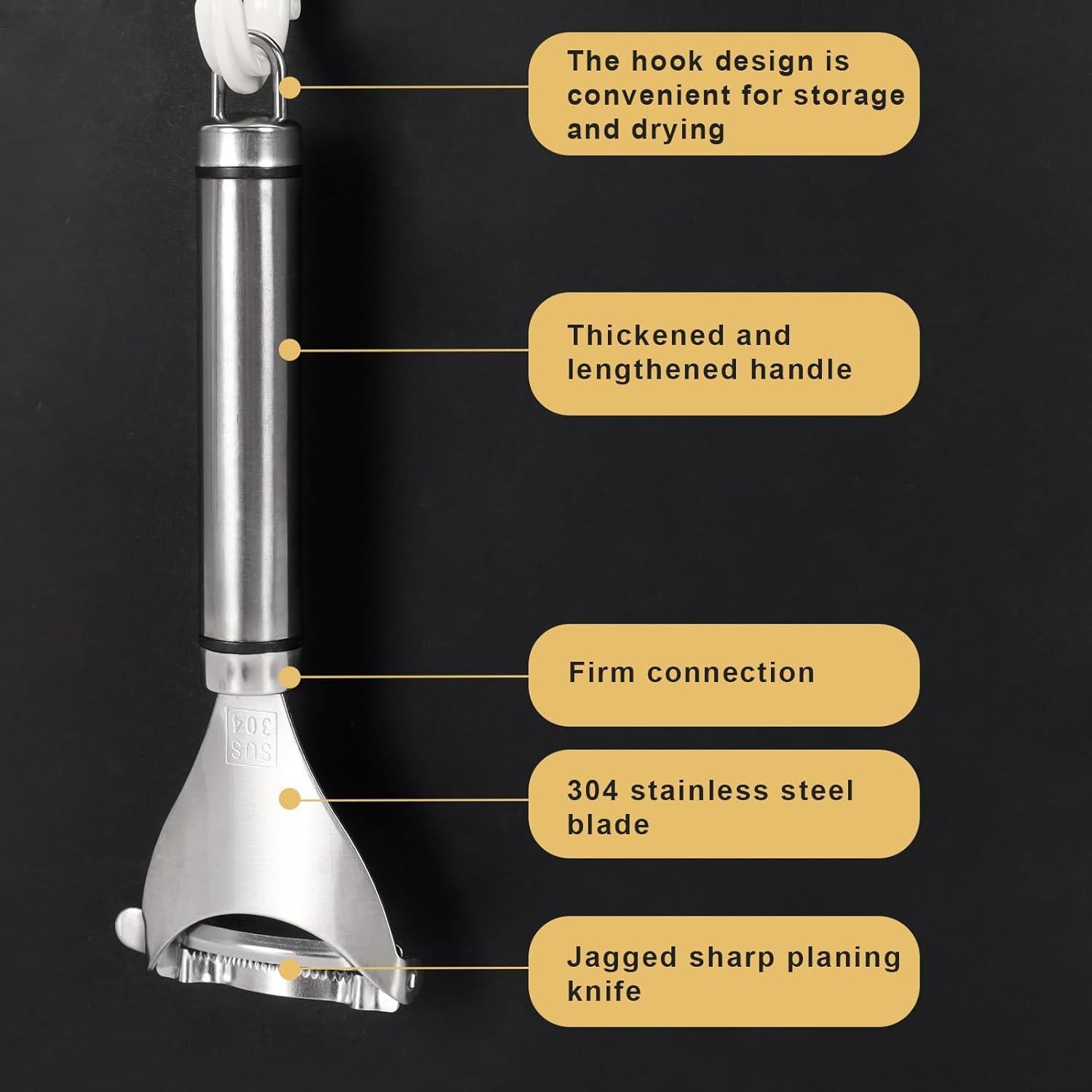 Pelador de Maíz AUGHOA de Acero Inoxidable 304 - Gadget de Cocina