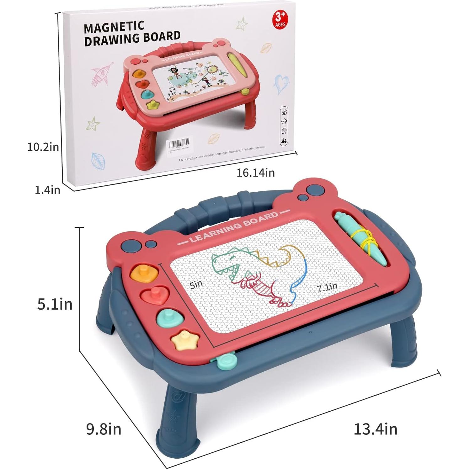 Pizarra Magnética HCFJEH 34x25 cm para Niños Azul