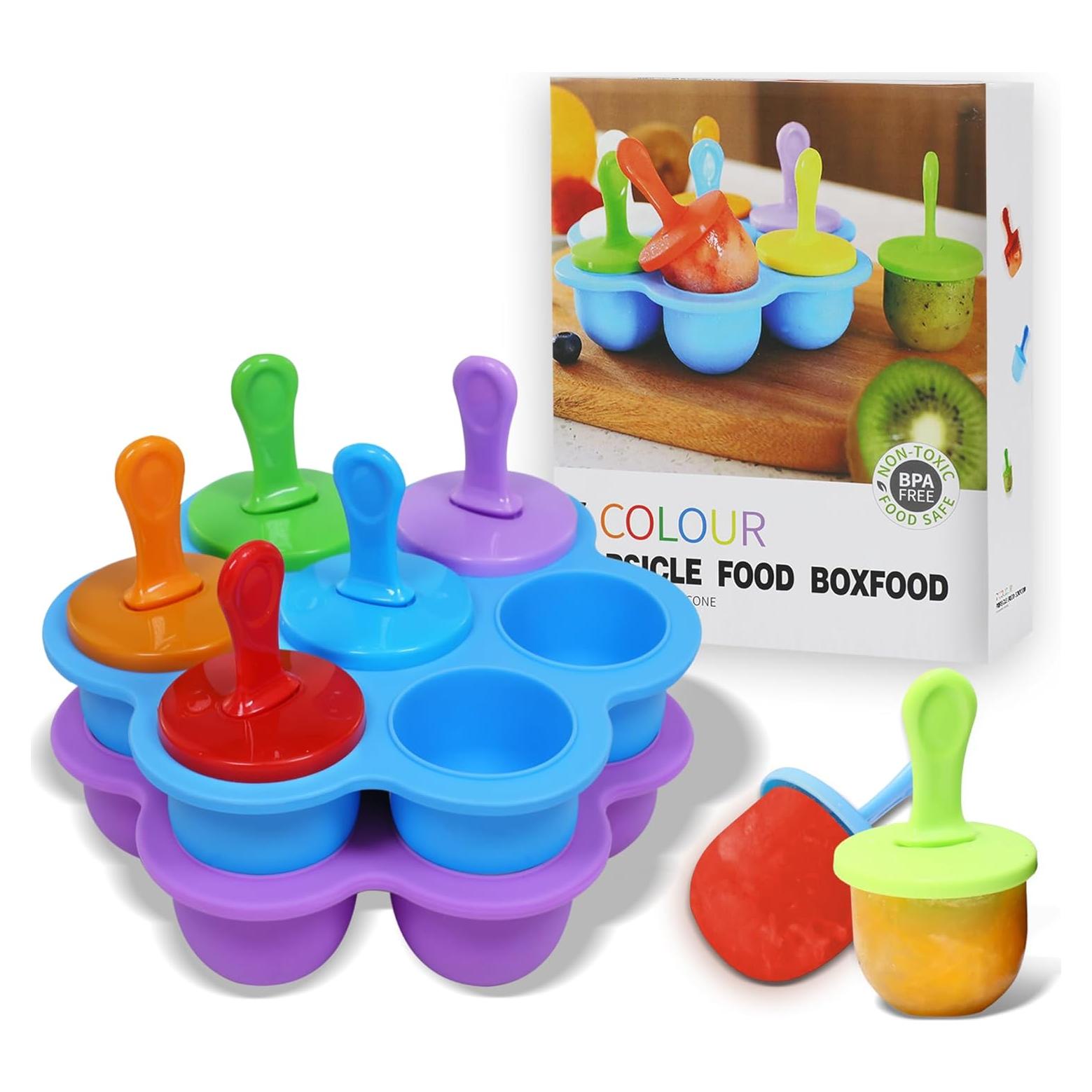 Moldes de Paletas de Silicona XoYoZo 14 Cavidades 2 Pcs