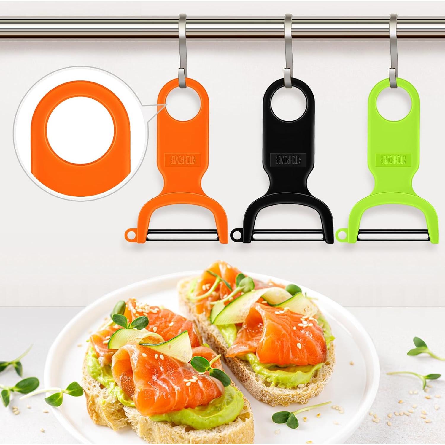 Pelador de Verduras KITCHPOWER GOB 3-Pack Acero al Carbono