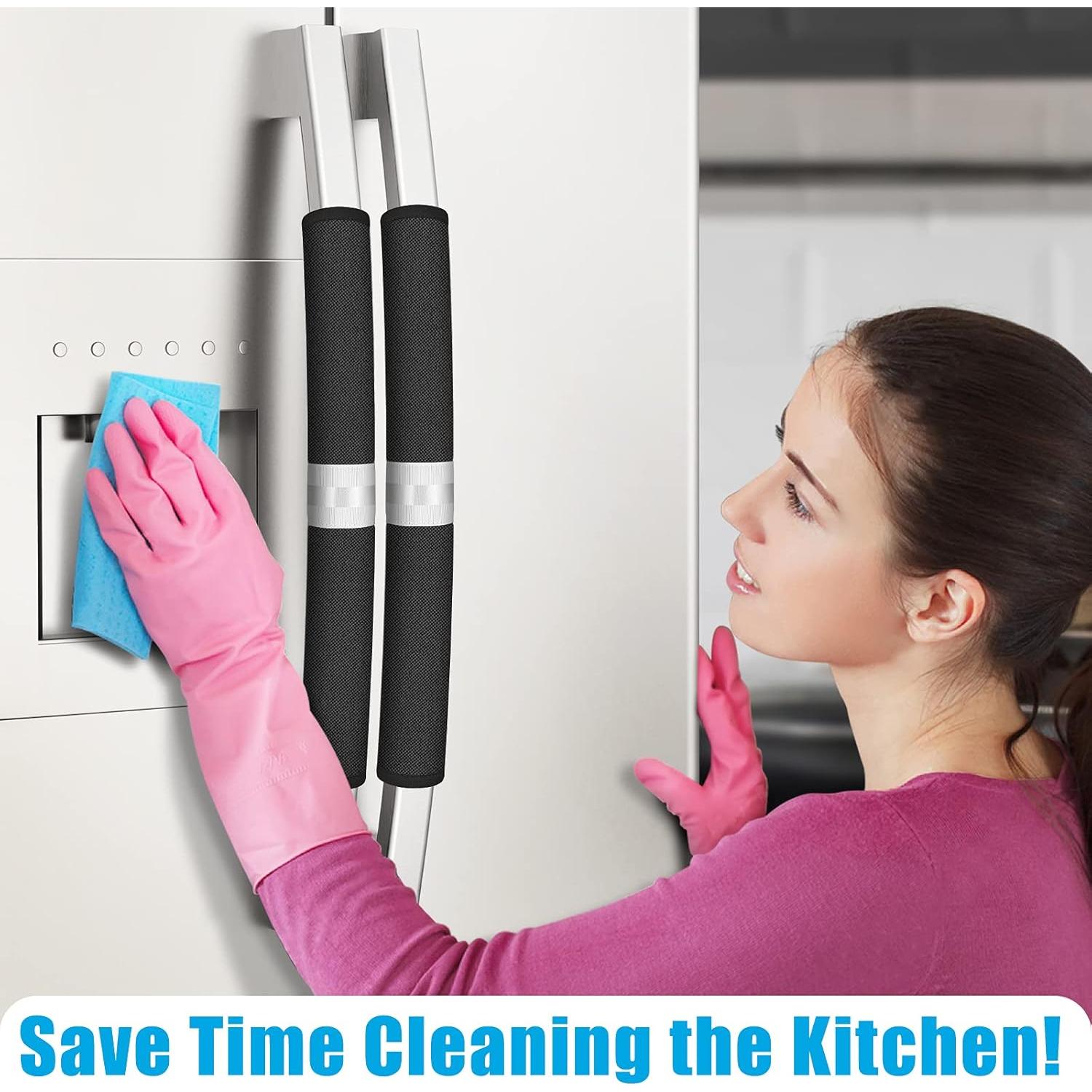 Cubiertas de Manijas de Refrigerador ELCOOR, Juego de 6 Piezas