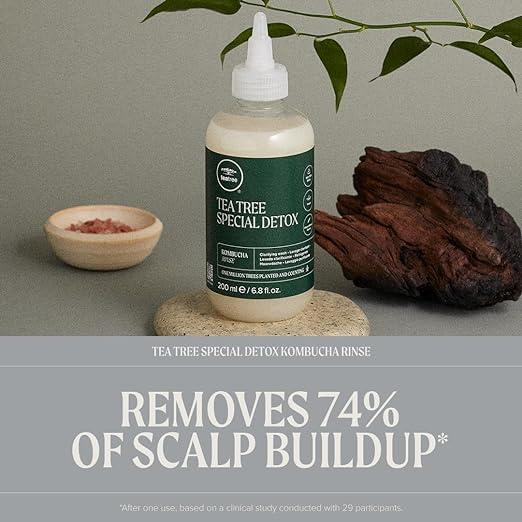 Enjuague Detox de Kombucha Árbol de Té 74 ml - Brillo y Suavidad