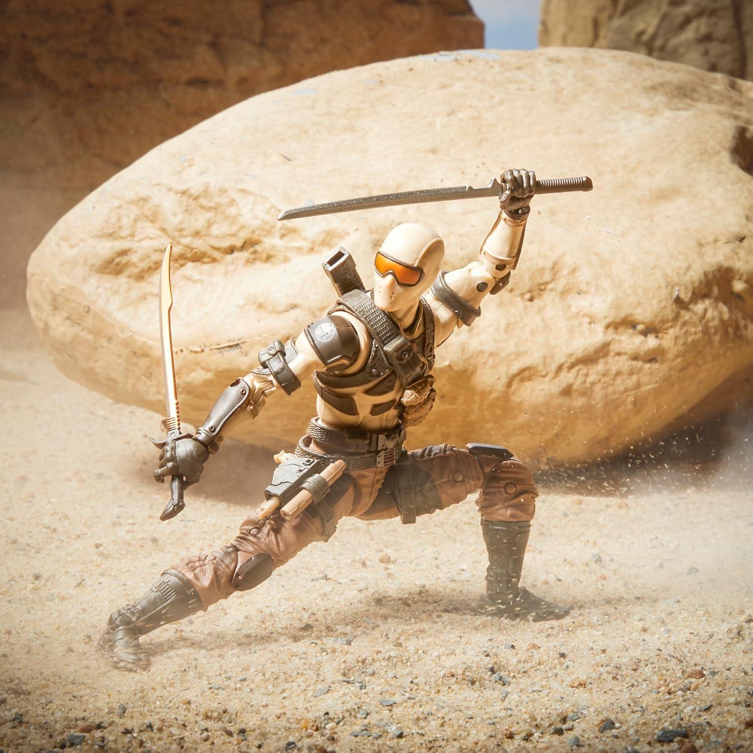 Figura de Acción G.I. Joe Comando del Desierto Snake Eyes 150 mm