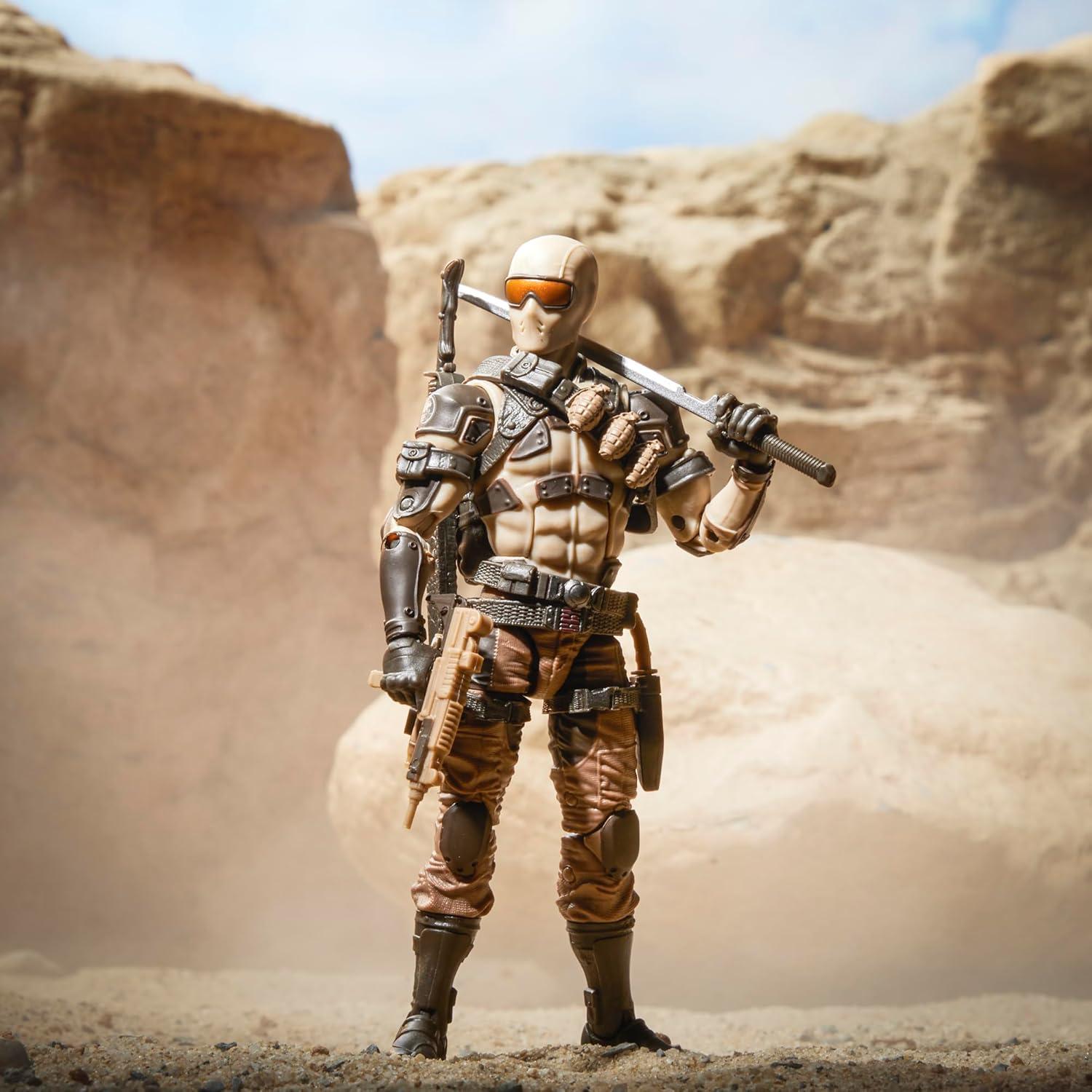 Figura de Acción G.I. Joe Comando del Desierto Snake Eyes 150 mm