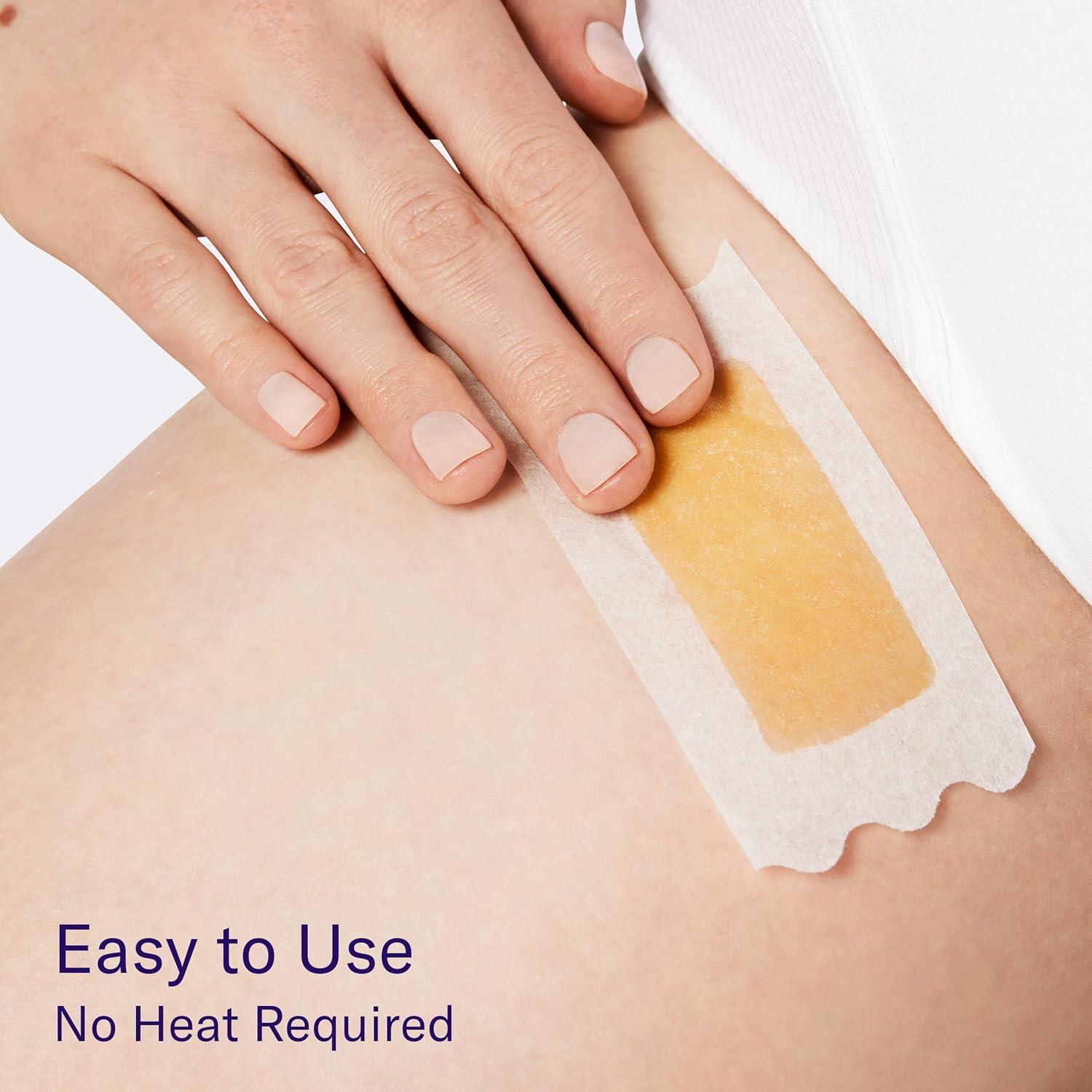 Kit de Cera Facial Flamingo para Mujeres - 20 Tiras + Pañitos