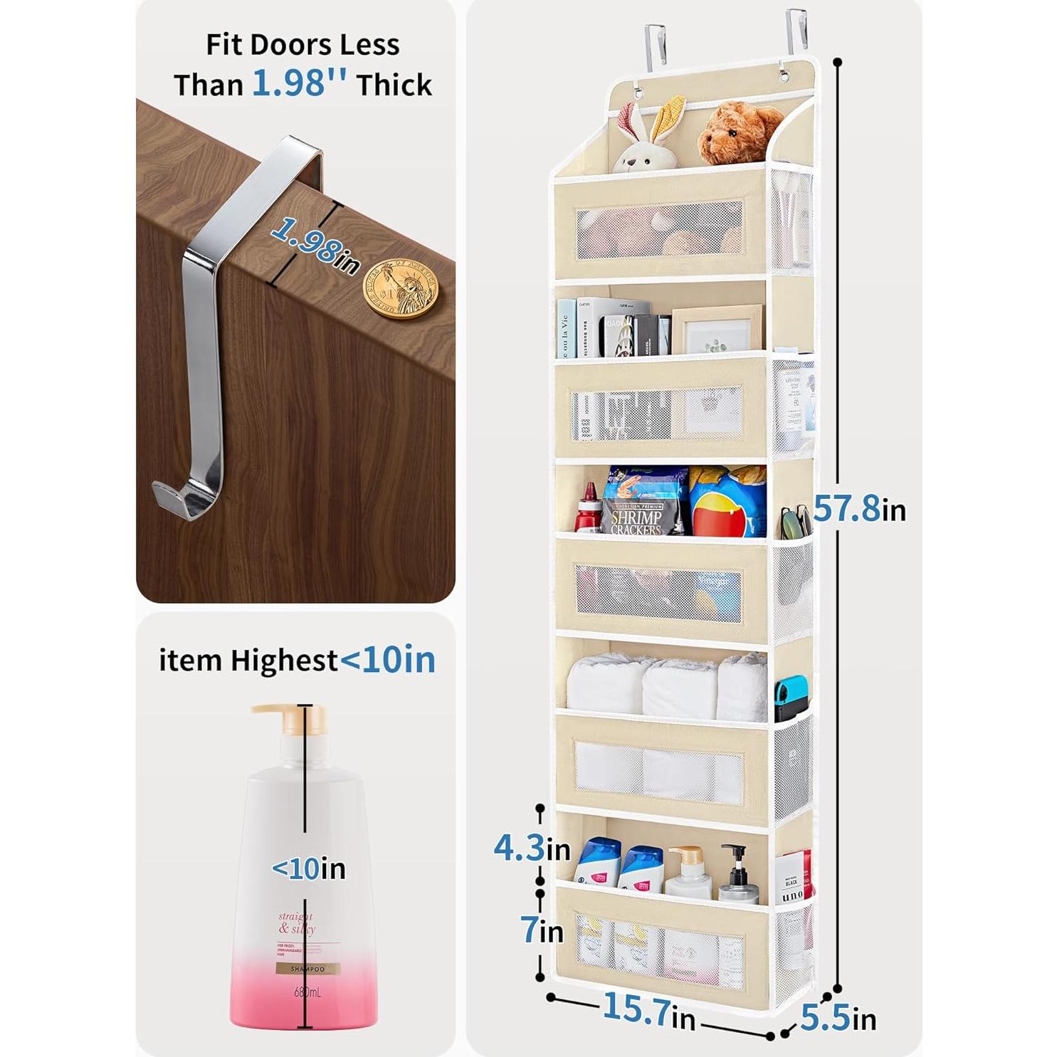 Organizador Colgante JARLINK 5 Estantes Beige 20 kg