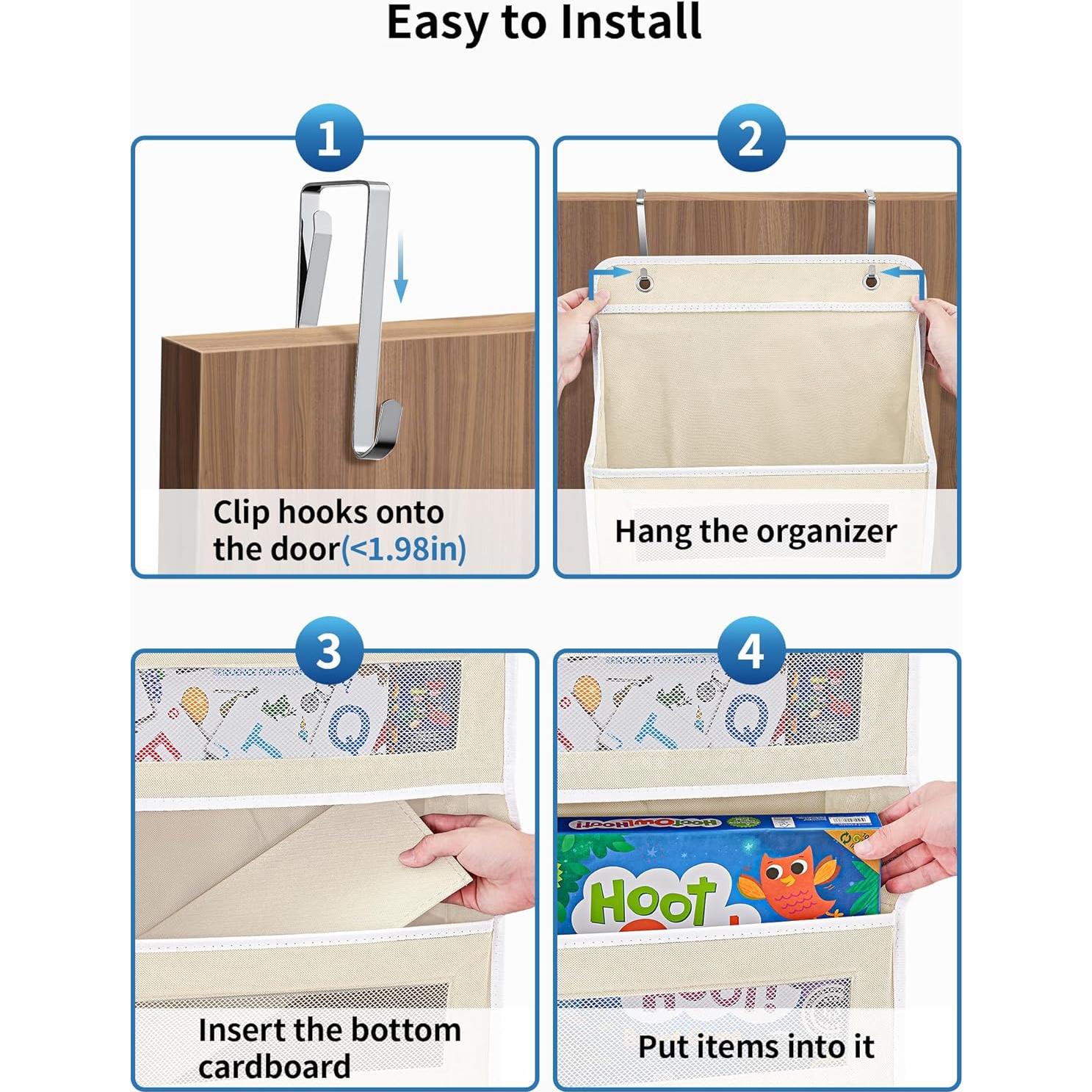 Organizador Colgante JARLINK 5 Estantes Beige 20 kg