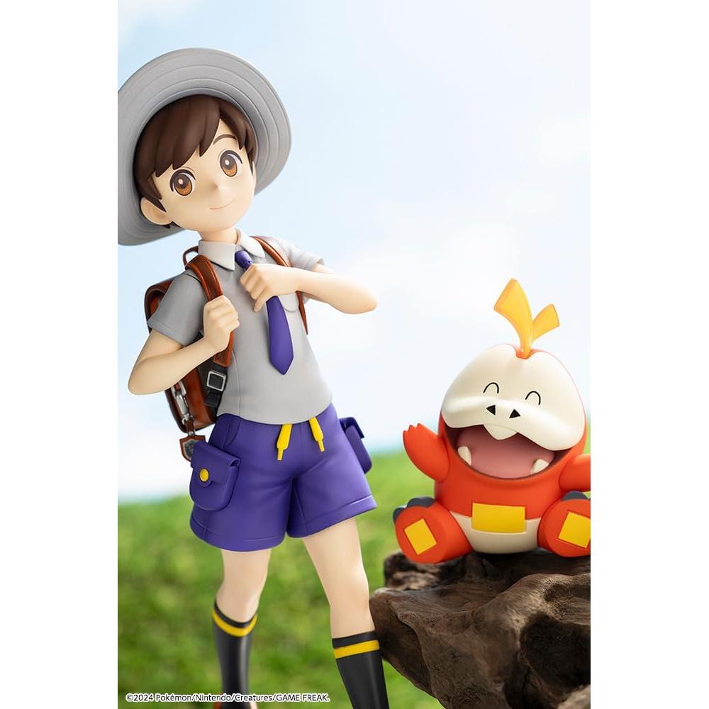Estatua Pokémon Florian y Fuecoco Kotobukiya 25.4cm