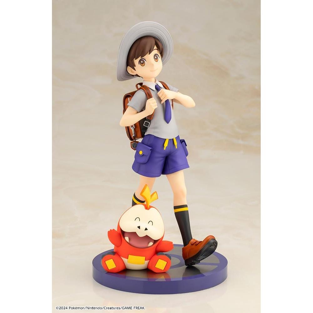Estatua Pokémon Florian y Fuecoco Kotobukiya 25.4cm