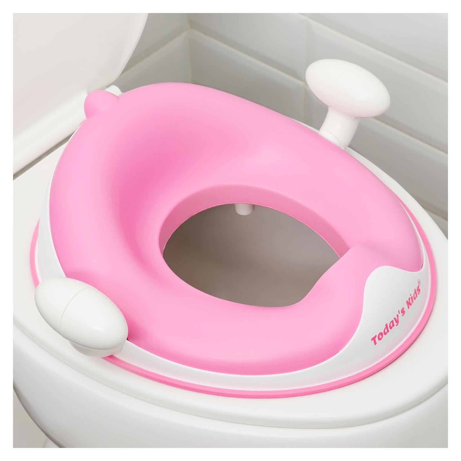 Asiento de Inodoro Infantil Antideslizante Today's Kids Rosa