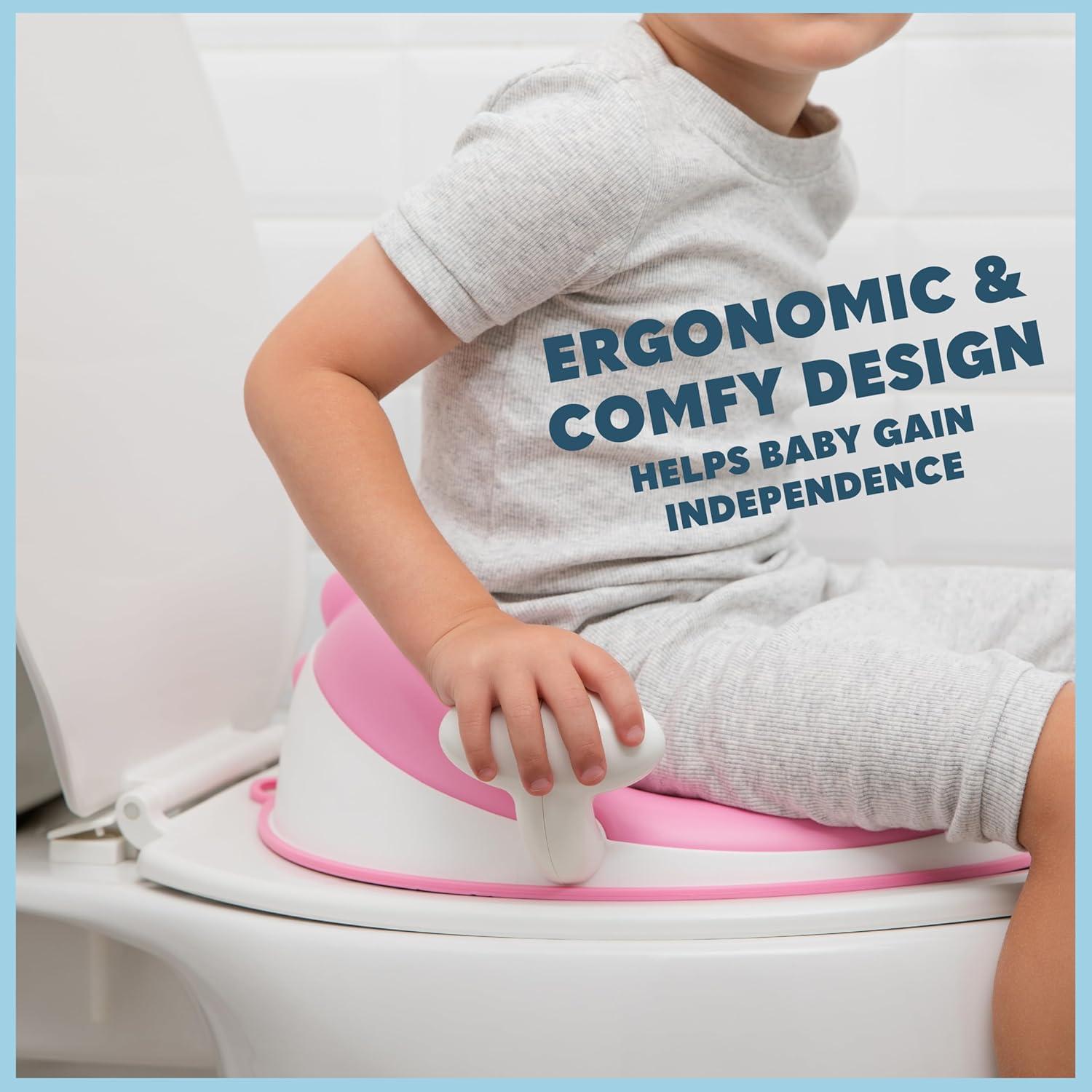 Asiento de Inodoro Infantil Antideslizante Today's Kids Rosa