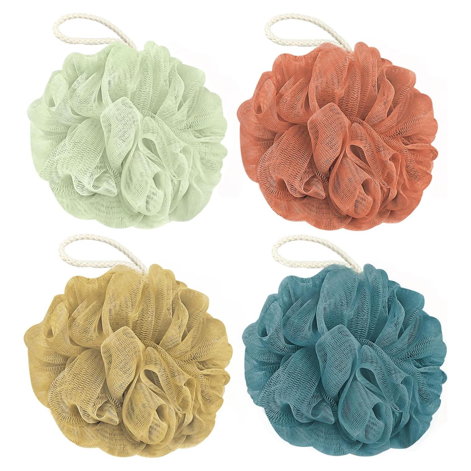 Esponja de Baño Lufa Rnoafmu 11.43 cm Exfoliante 60g Café Caramelo