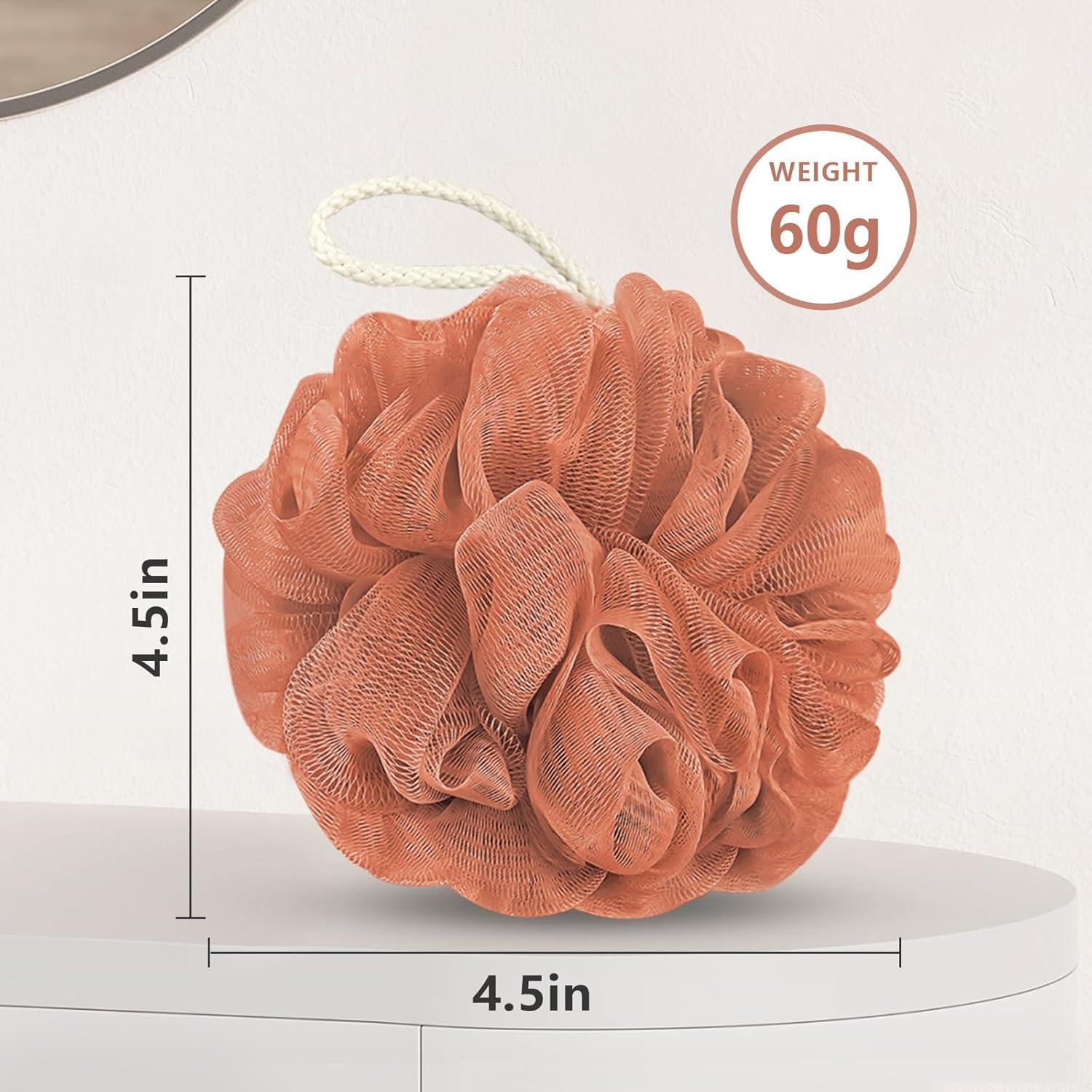 Esponja de Baño Lufa Rnoafmu 11.43 cm Exfoliante 60g Café Caramelo