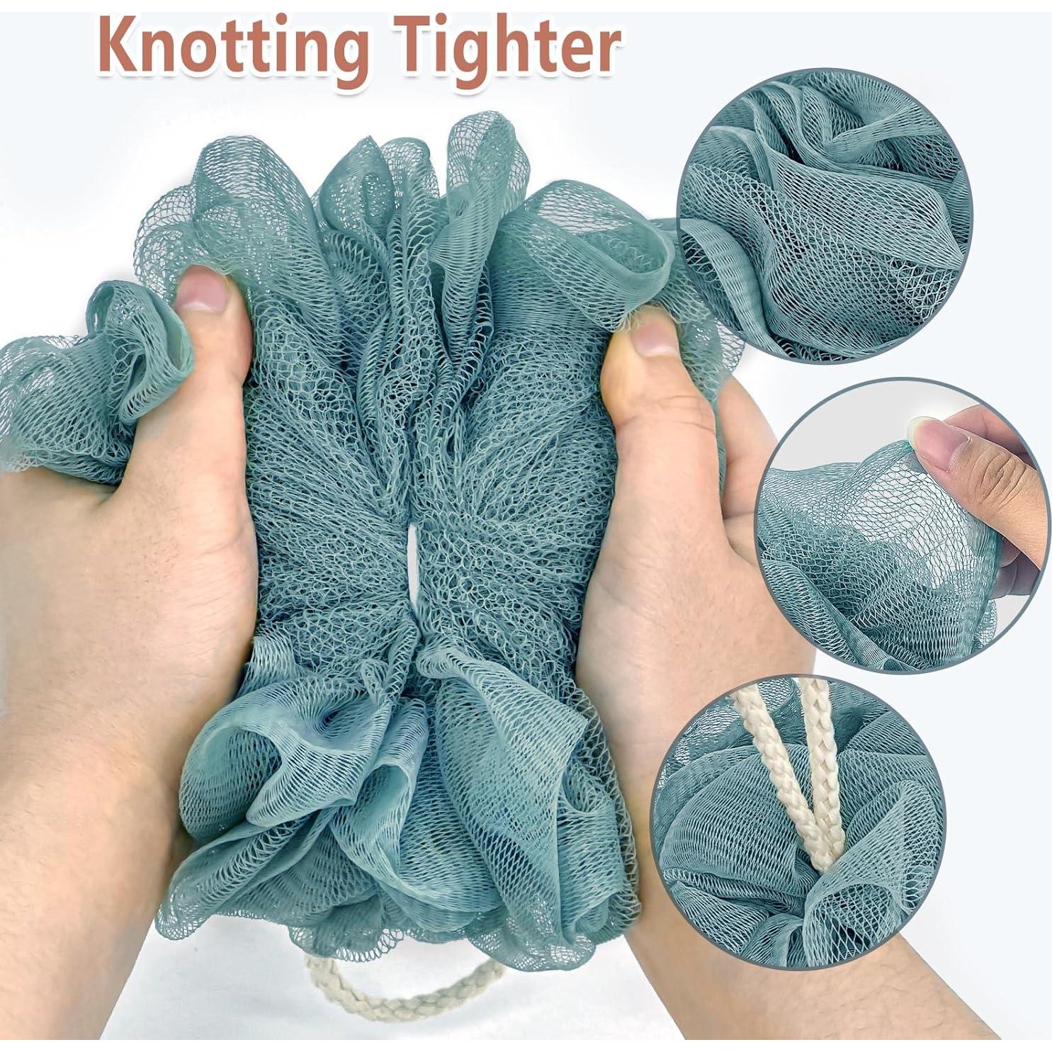 Esponja de Baño Lufa Rnoafmu 11.43 cm Exfoliante 60g Café Caramelo