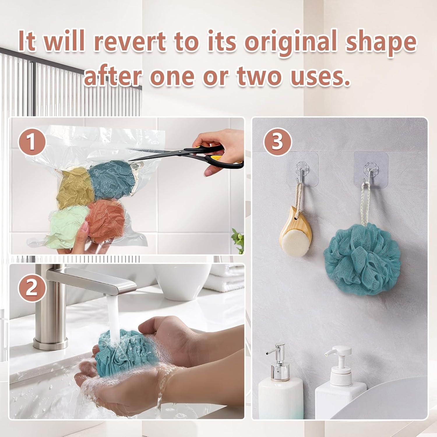 Esponja de Baño Lufa Rnoafmu 11.43 cm Exfoliante 60g Café Caramelo