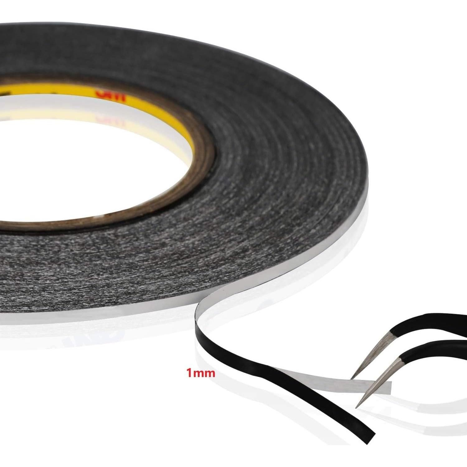 Cinta de Reparación LCD Kaisiking 1mm x 50M Negra Impermeable