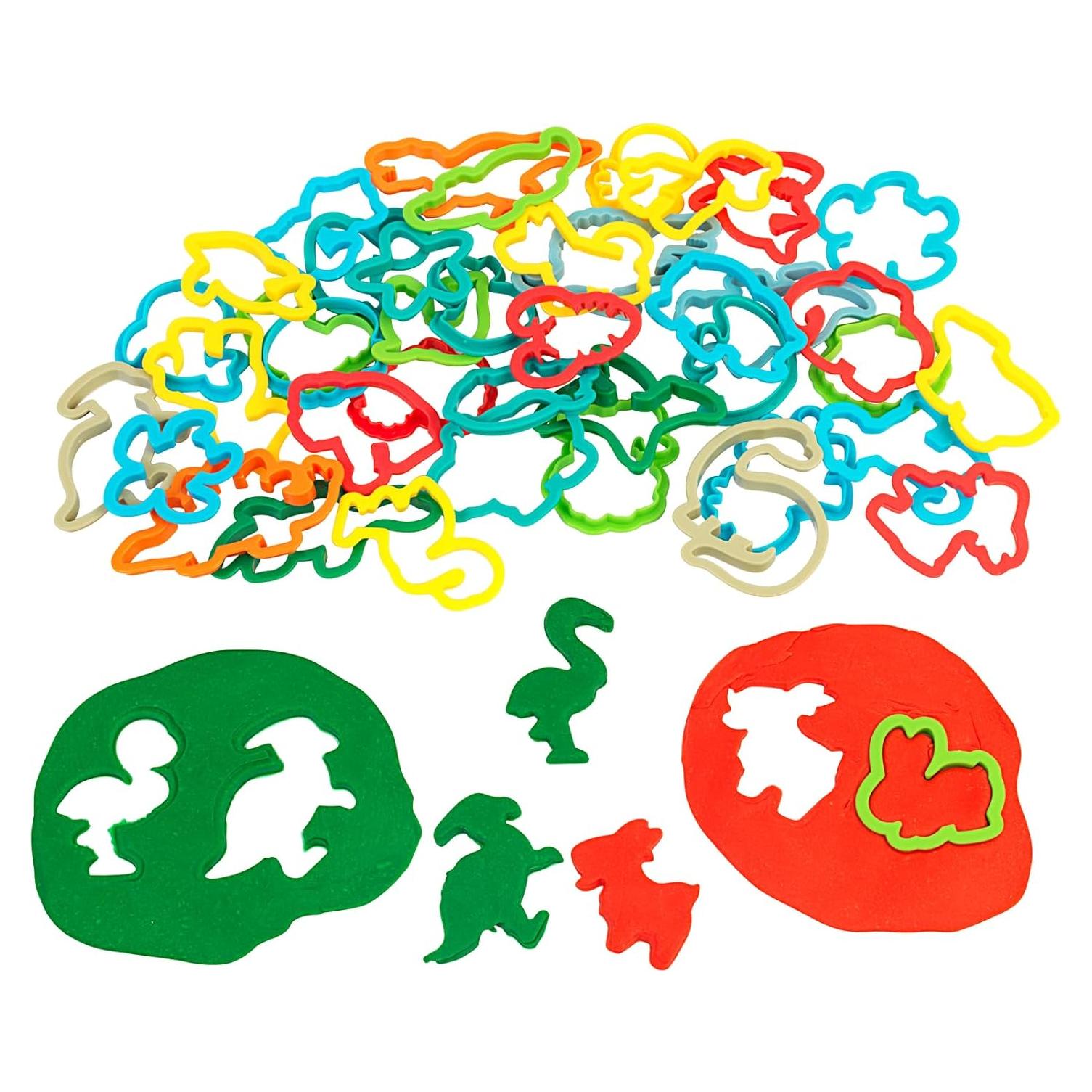 Juego de Cortadores de Masa Colorations 41 Pzs Animales