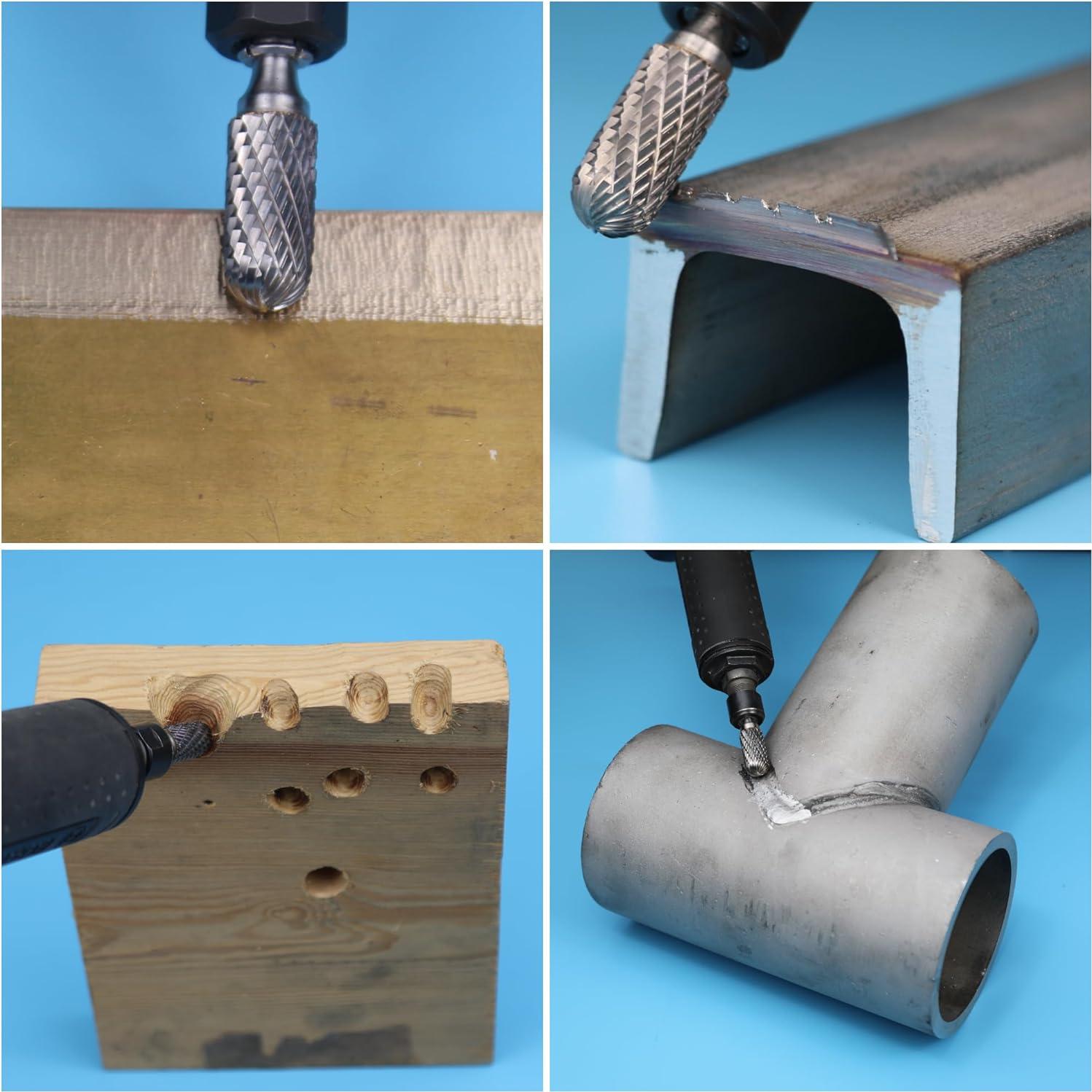 Juego de 10 Fresas de Carburo Sworker 6mm con Caja