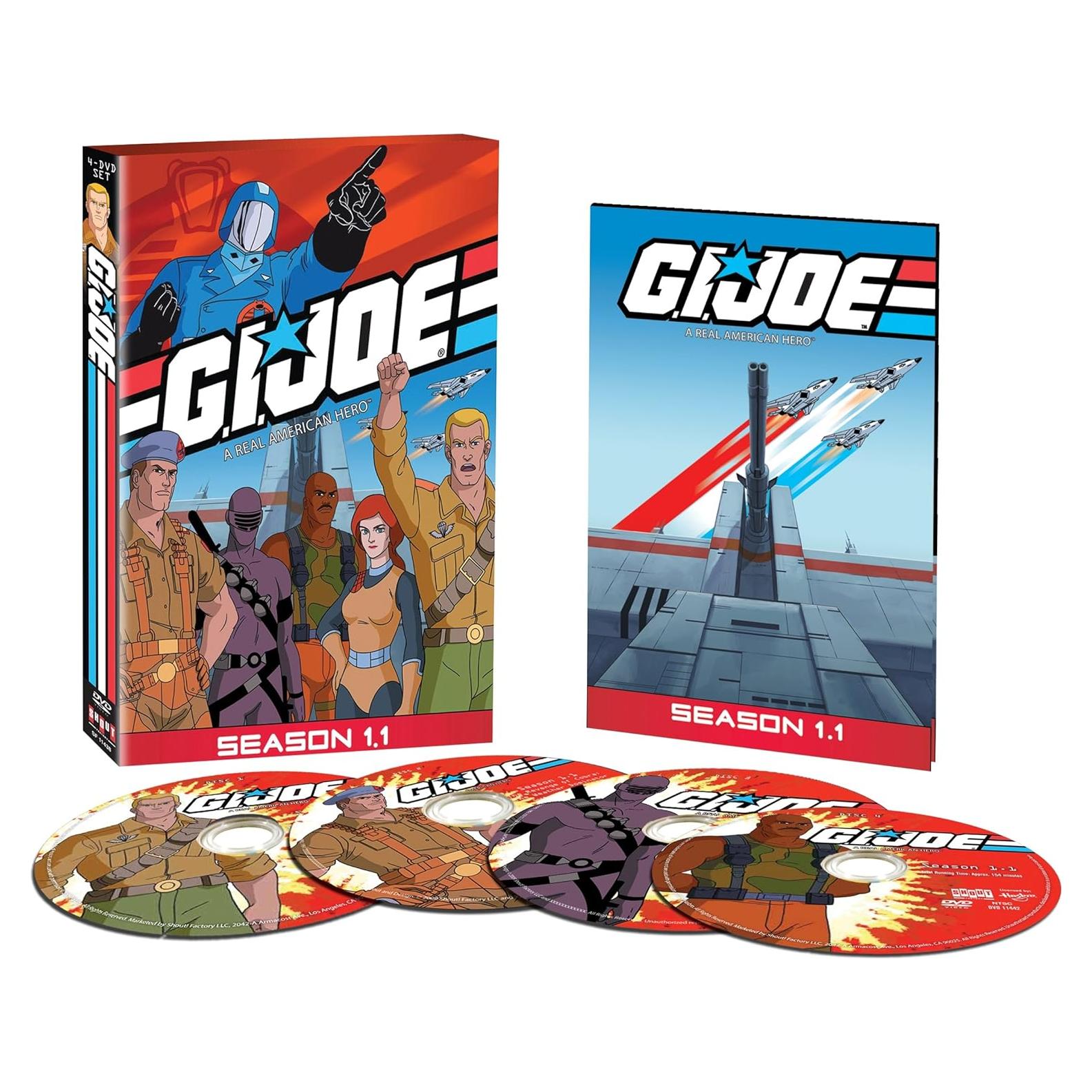 G.I. JOE DVD - Temporada 1.1 - 4 Discos - 8 Horas
