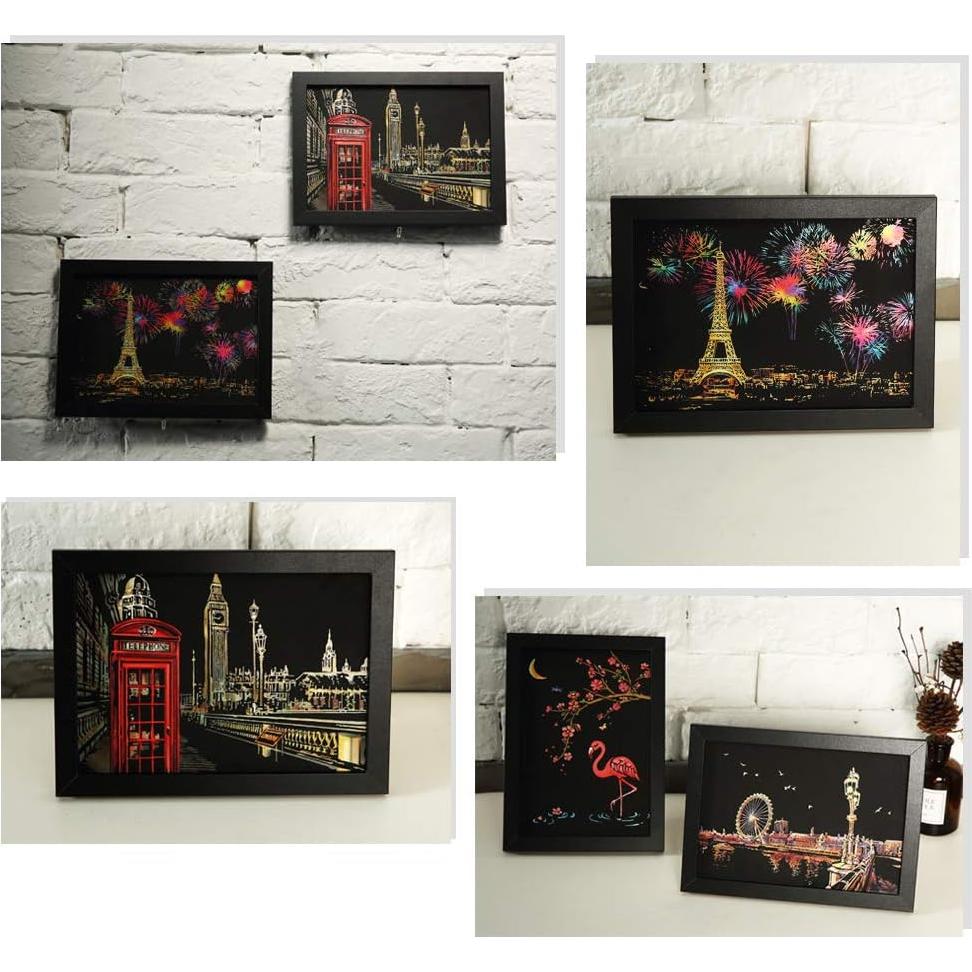 Set de Arte para Rascar Artsper - 12 Hojas y Lápices