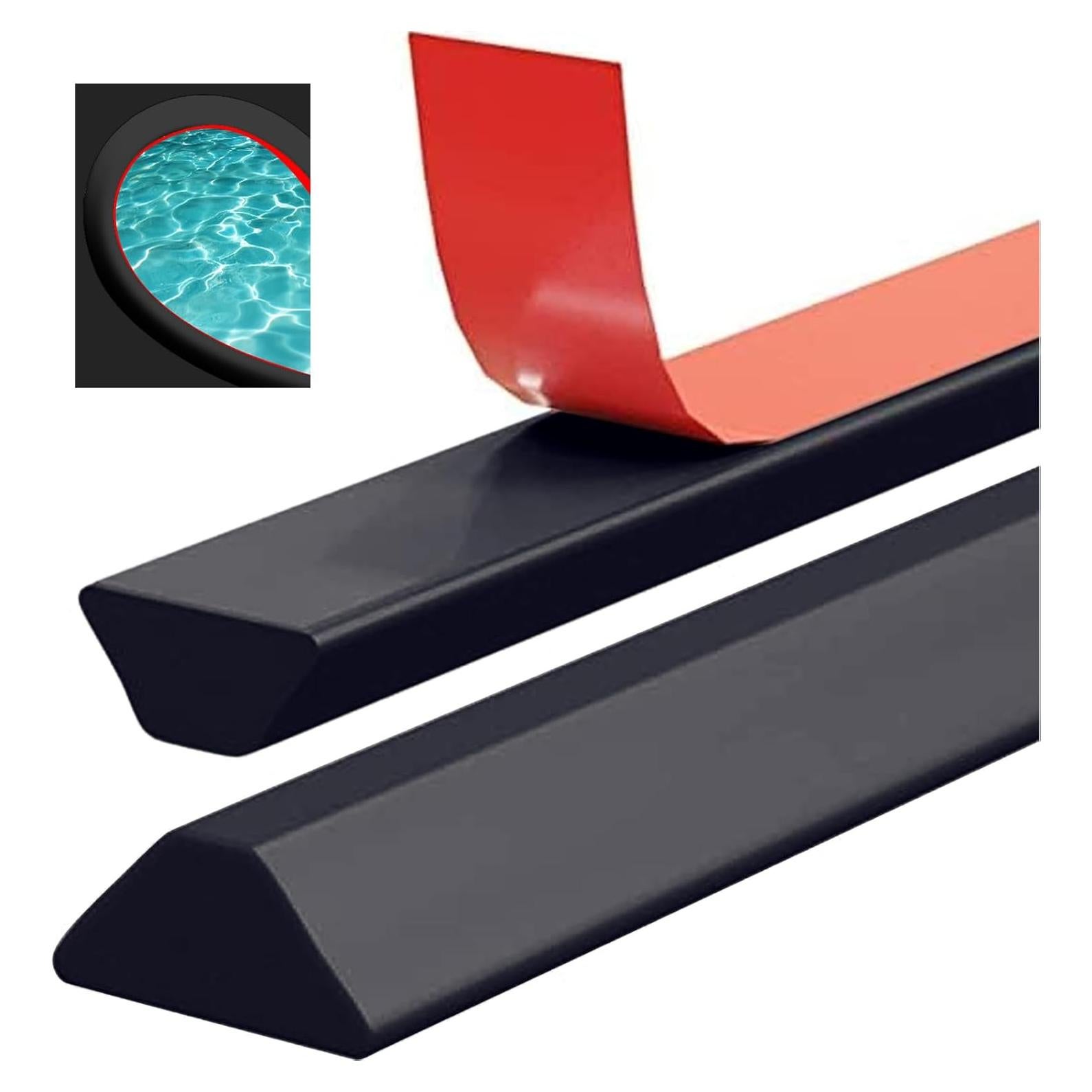 Dique de Ducha Colapsable KXNHFS 1M, Barrera de Agua 30mm