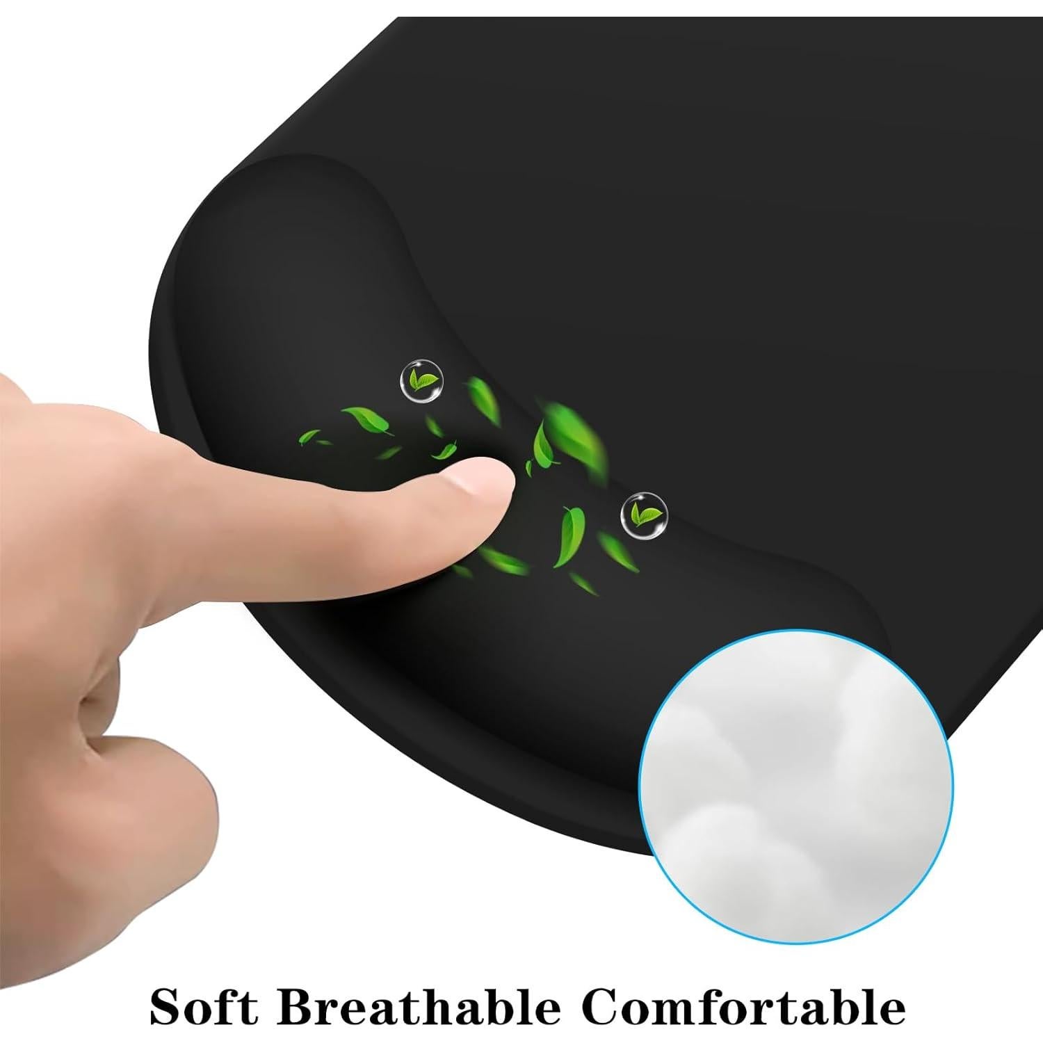 Alfombrilla de Ratón Ergonómica KEPUTAIER con Reposamuñecas