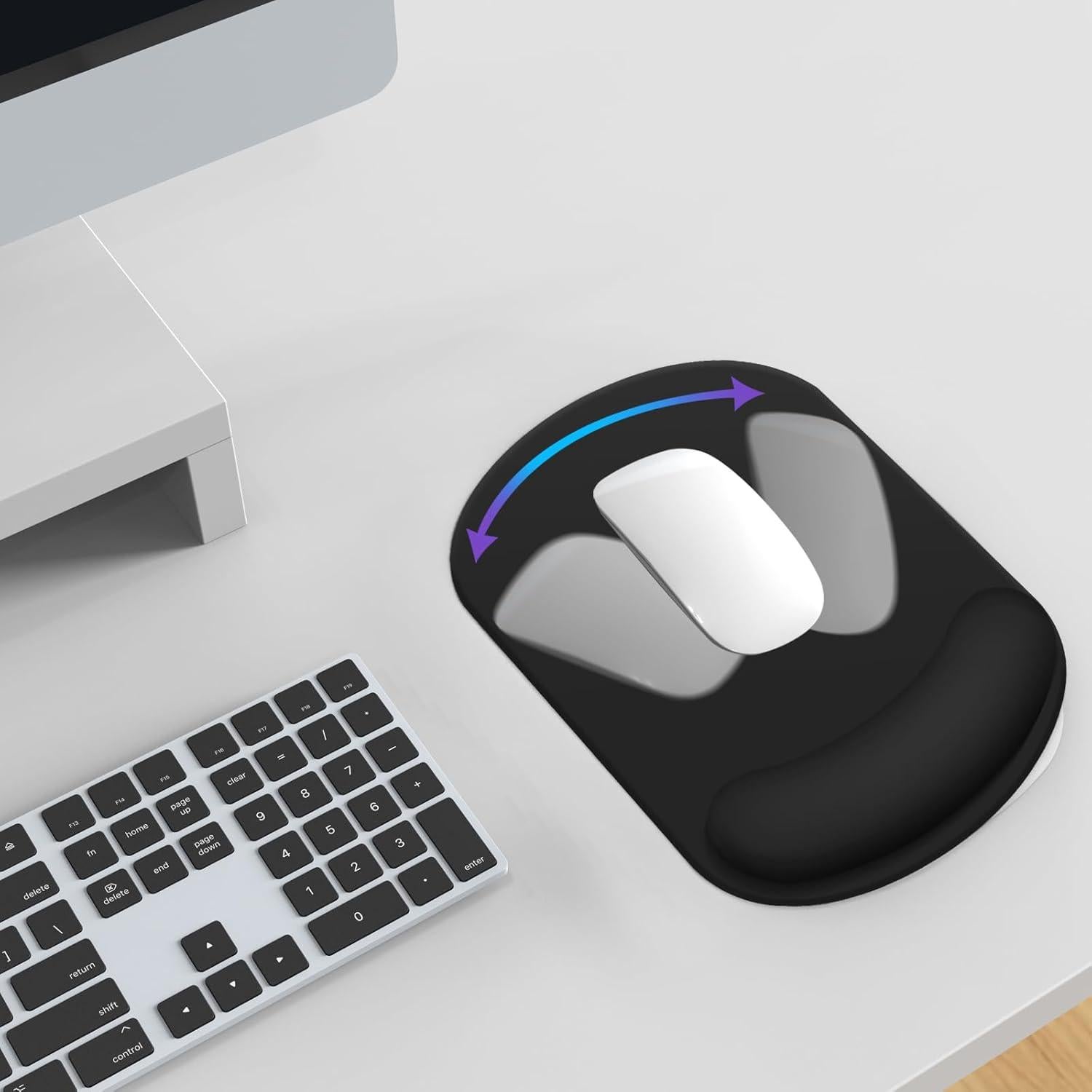 Alfombrilla de Ratón Ergonómica KEPUTAIER con Reposamuñecas